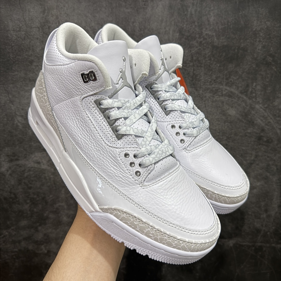  
【纯原】Air Jordan 3 Retro Pure Money AJ3 乔3复刻白猫 CT853