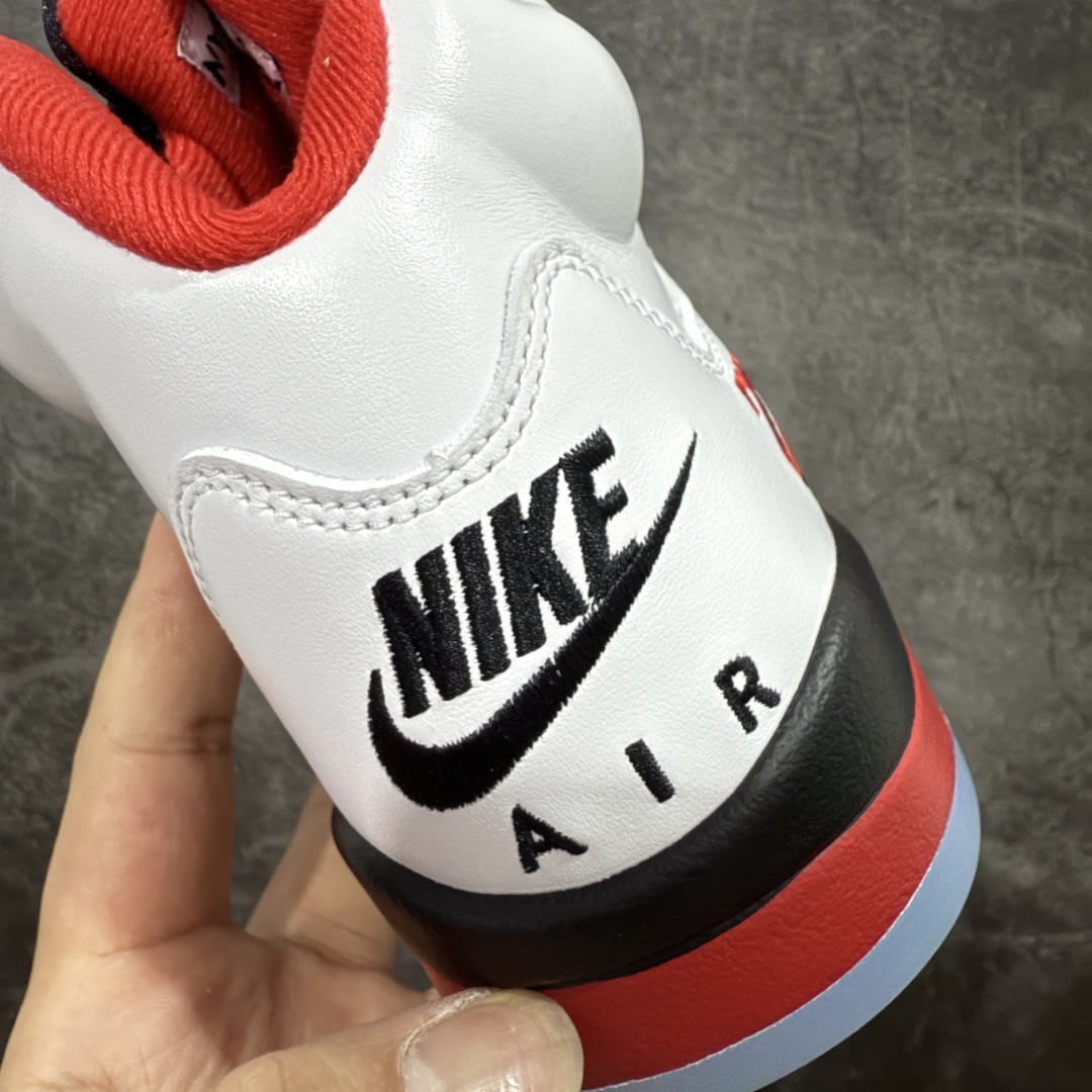  
【纯原】Air Jordan 5 Retro Fire Red Black Tongue AJ5 乔