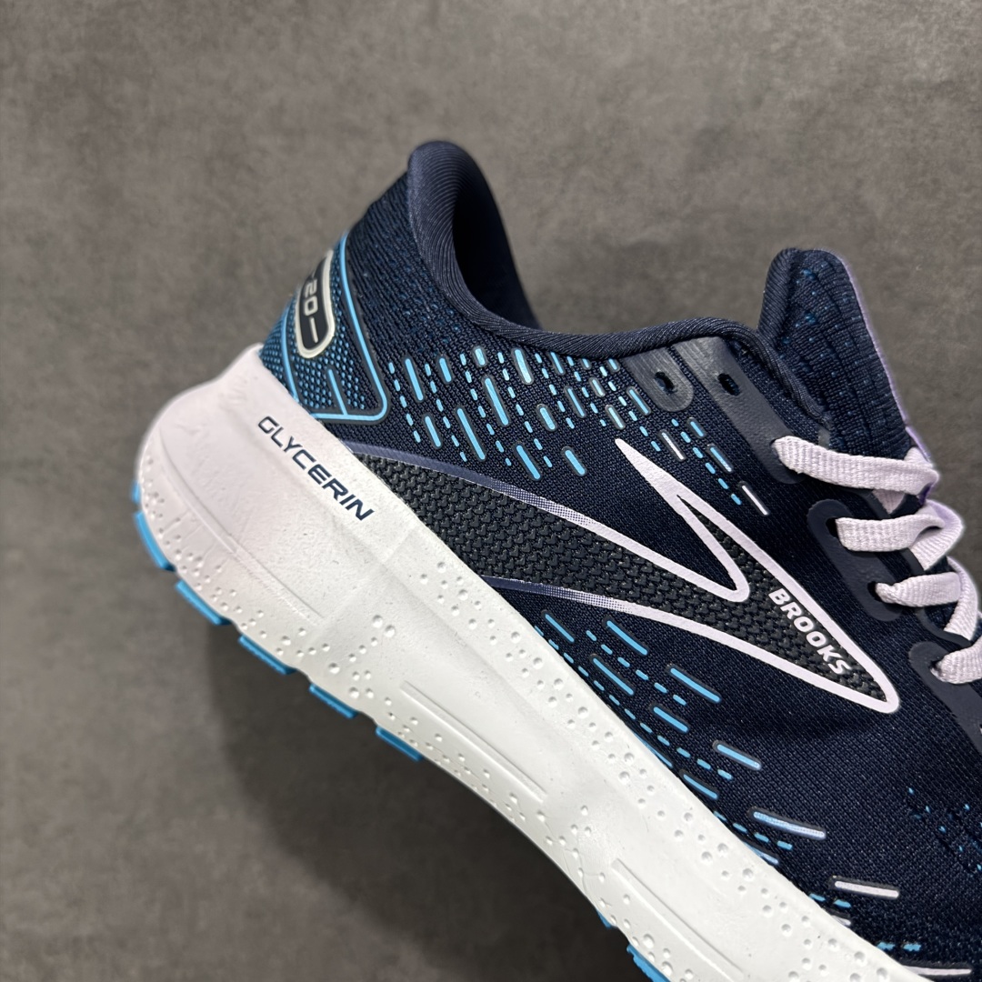 图片[6]-【公司级】新款Brooks布鲁克斯Glycerin甘油20跑鞋男子缓震马拉松氮气慢跑鞋 该鞋以厚实的中底和高分子注氮技术为特点 提供极致的缓震性能 鞋面柔软厚实 具有良好的包裹性能和散热性能 大底设计简单 纹路深 适合城市路跑 尺码：36 36.5 37.5 38 38.5 39 40 40.5 41 42 42.5 43 44 45-选品中心