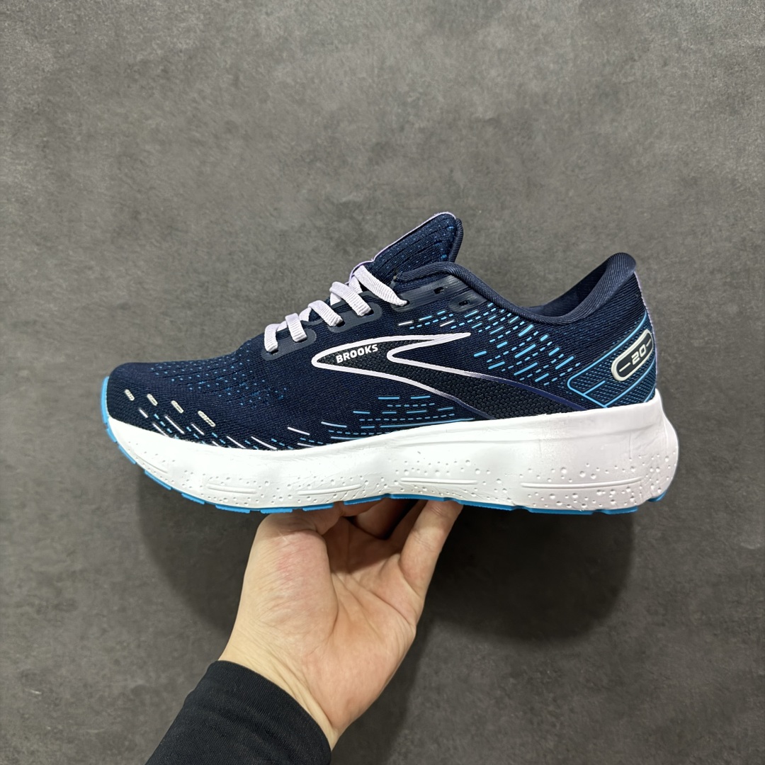 图片[2]-【公司级】新款Brooks布鲁克斯Glycerin甘油20跑鞋男子缓震马拉松氮气慢跑鞋 该鞋以厚实的中底和高分子注氮技术为特点 提供极致的缓震性能 鞋面柔软厚实 具有良好的包裹性能和散热性能 大底设计简单 纹路深 适合城市路跑 尺码：36 36.5 37.5 38 38.5 39 40 40.5 41 42 42.5 43 44 45-选品中心