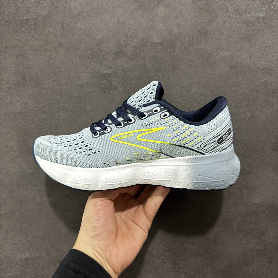 图片[2]-【公司级】新款Brooks布鲁克斯Glycerin甘油20跑鞋男子缓震马拉松氮气慢跑鞋 该鞋以厚实的中底和高分子注氮技术为特点 提供极致的缓震性能 鞋面柔软厚实 具有良好的包裹性能和散热性能 大底设计简单 纹路深 适合城市路跑 尺码：36 36.5 37.5 38 38.5 39 40 40.5 41 42 42.5 43 44 45-选品中心