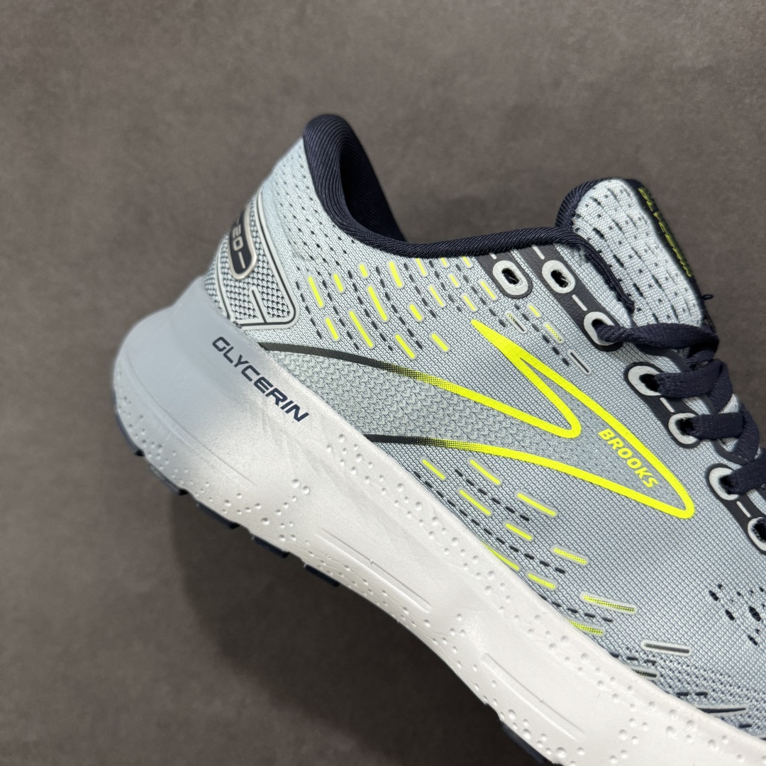 图片[6]-【公司级】新款Brooks布鲁克斯Glycerin甘油20跑鞋男子缓震马拉松氮气慢跑鞋 该鞋以厚实的中底和高分子注氮技术为特点 提供极致的缓震性能 鞋面柔软厚实 具有良好的包裹性能和散热性能 大底设计简单 纹路深 适合城市路跑 尺码：36 36.5 37.5 38 38.5 39 40 40.5 41 42 42.5 43 44 45-选品中心