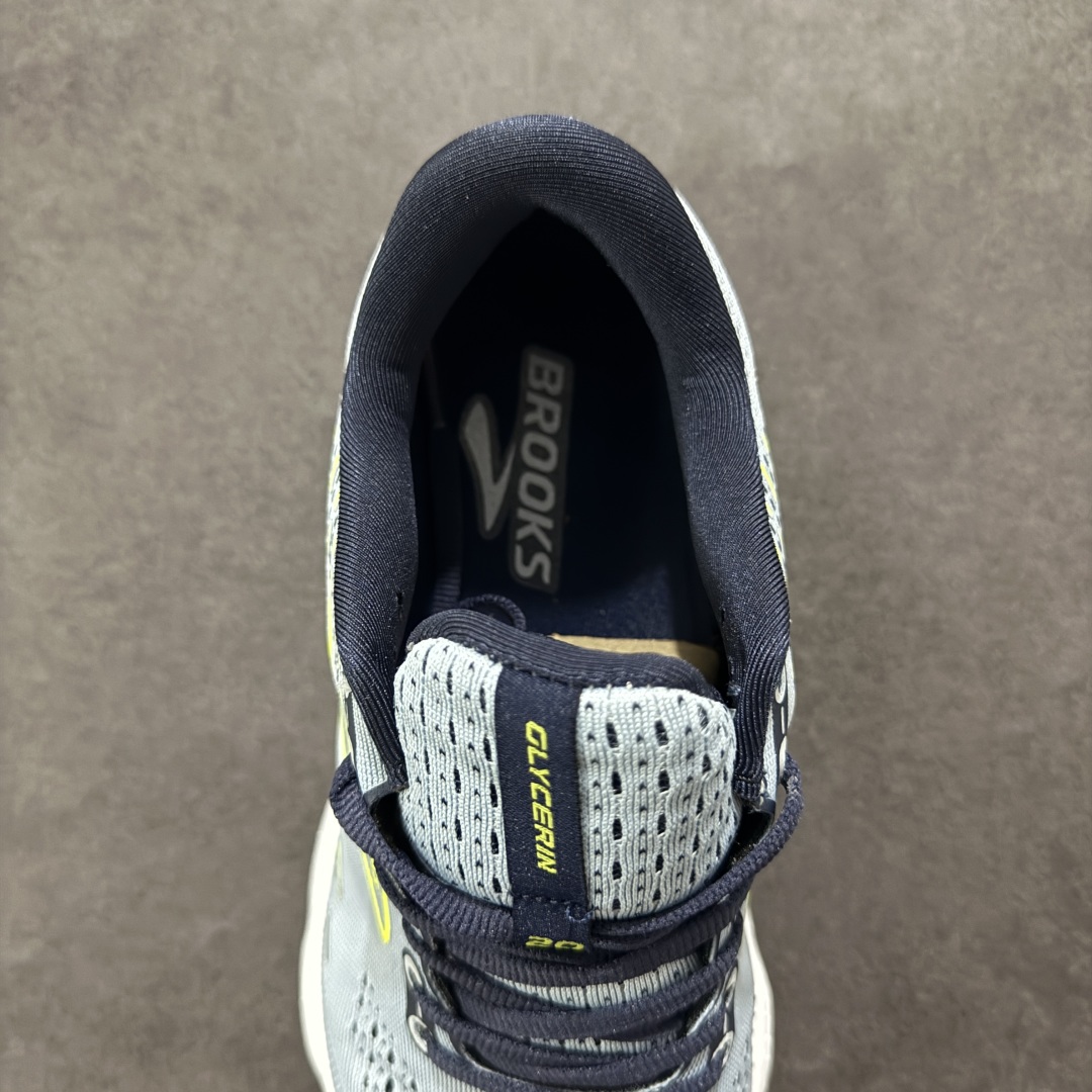 图片[7]-【公司级】新款Brooks布鲁克斯Glycerin甘油20跑鞋男子缓震马拉松氮气慢跑鞋 该鞋以厚实的中底和高分子注氮技术为特点 提供极致的缓震性能 鞋面柔软厚实 具有良好的包裹性能和散热性能 大底设计简单 纹路深 适合城市路跑 尺码：36 36.5 37.5 38 38.5 39 40 40.5 41 42 42.5 43 44 45-选品中心