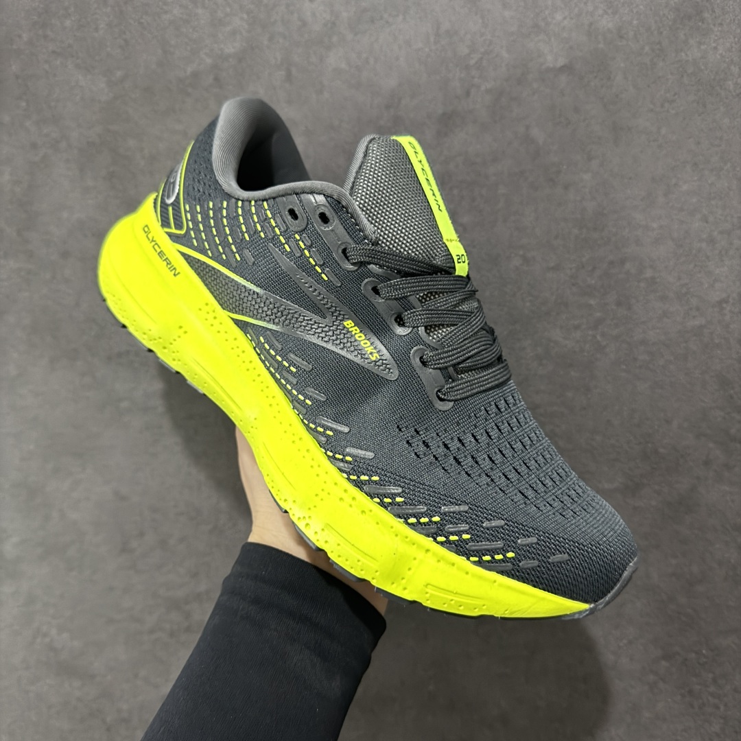 图片[3]-【公司级】新款Brooks布鲁克斯Glycerin甘油20跑鞋男子缓震马拉松氮气慢跑鞋 该鞋以厚实的中底和高分子注氮技术为特点 提供极致的缓震性能 鞋面柔软厚实 具有良好的包裹性能和散热性能 大底设计简单 纹路深 适合城市路跑 尺码：36 36.5 37.5 38 38.5 39 40 40.5 41 42 42.5 43 44 45-选品中心