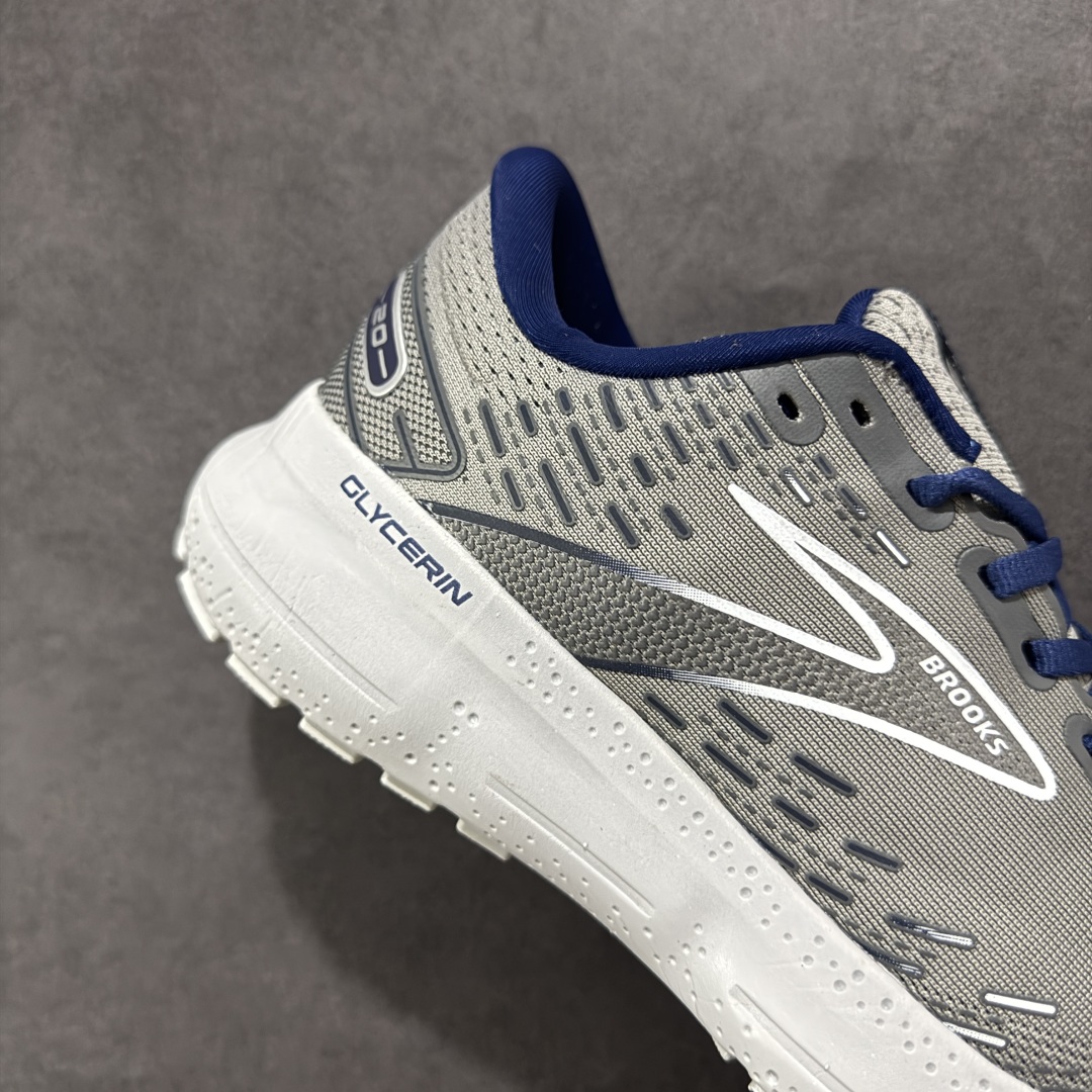 图片[6]-【公司级】新款Brooks布鲁克斯Glycerin甘油20跑鞋男子缓震马拉松氮气慢跑鞋 该鞋以厚实的中底和高分子注氮技术为特点 提供极致的缓震性能 鞋面柔软厚实 具有良好的包裹性能和散热性能 大底设计简单 纹路深 适合城市路跑 尺码：36 36.5 37.5 38 38.5 39 40 40.5 41 42 42.5 43 44 45-选品中心