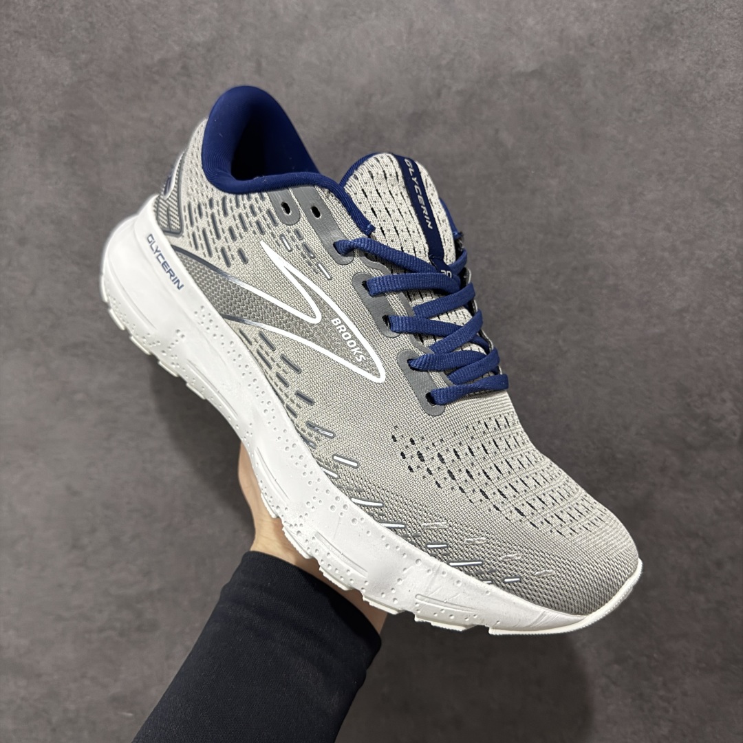 图片[3]-【公司级】新款Brooks布鲁克斯Glycerin甘油20跑鞋男子缓震马拉松氮气慢跑鞋 该鞋以厚实的中底和高分子注氮技术为特点 提供极致的缓震性能 鞋面柔软厚实 具有良好的包裹性能和散热性能 大底设计简单 纹路深 适合城市路跑 尺码：36 36.5 37.5 38 38.5 39 40 40.5 41 42 42.5 43 44 45-选品中心