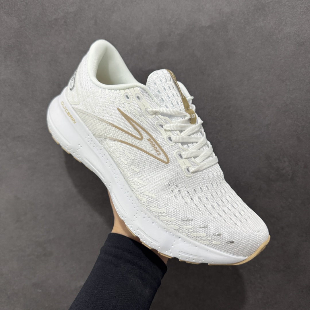 图片[3]-【公司级】新款Brooks布鲁克斯Glycerin甘油20跑鞋男子缓震马拉松氮气慢跑鞋 该鞋以厚实的中底和高分子注氮技术为特点 提供极致的缓震性能 鞋面柔软厚实 具有良好的包裹性能和散热性能 大底设计简单 纹路深 适合城市路跑 尺码：36 36.5 37.5 38 38.5 39 40 40.5 41 42 42.5 43 44 45-选品中心