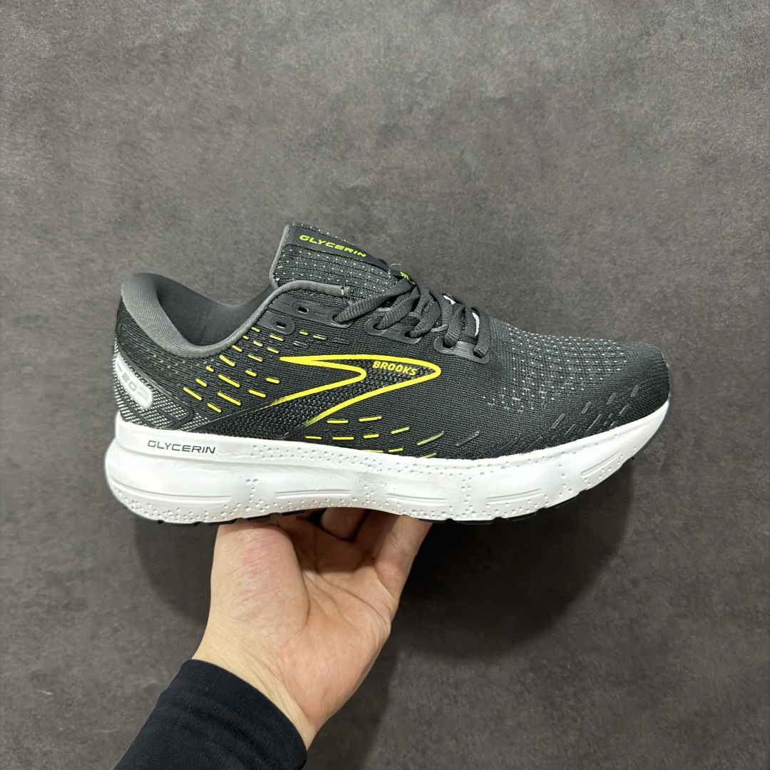 【公司级】新款Brooks布鲁克斯Glycerin甘油20跑鞋男子缓震马拉松氮气慢跑鞋 该鞋以厚实的中底和高分子注氮技术为特点 提供极致的缓震性能 鞋面柔软厚实 具有良好的包裹性能和散热性能 大底设计简单 纹路深 适合城市路跑 尺码:36 36.5 37.5 38 38.5 39 40 40.5 41 42 42.5 43 44 45-选品中心