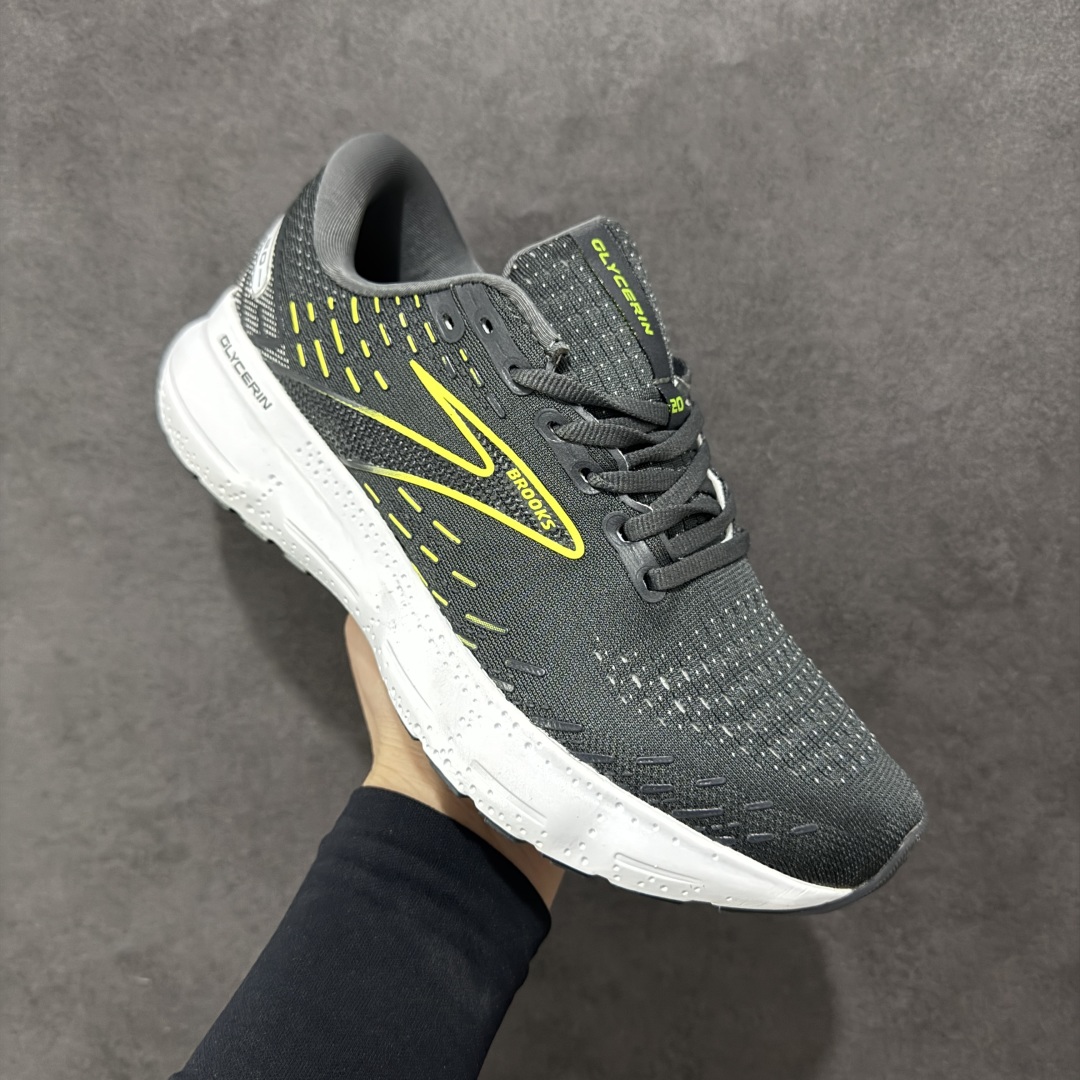 图片[3]-【公司级】新款Brooks布鲁克斯Glycerin甘油20跑鞋男子缓震马拉松氮气慢跑鞋 该鞋以厚实的中底和高分子注氮技术为特点 提供极致的缓震性能 鞋面柔软厚实 具有良好的包裹性能和散热性能 大底设计简单 纹路深 适合城市路跑 尺码：36 36.5 37.5 38 38.5 39 40 40.5 41 42 42.5 43 44 45-选品中心