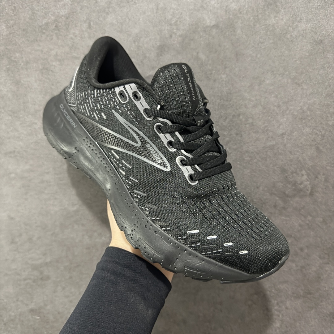 图片[3]-【公司级】新款Brooks布鲁克斯Glycerin甘油20跑鞋男子缓震马拉松氮气慢跑鞋 该鞋以厚实的中底和高分子注氮技术为特点 提供极致的缓震性能 鞋面柔软厚实 具有良好的包裹性能和散热性能 大底设计简单 纹路深 适合城市路跑 尺码：36 36.5 37.5 38 38.5 39 40 40.5 41 42 42.5 43 44 45-选品中心