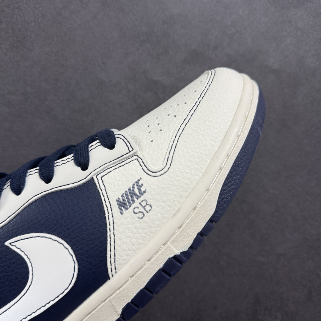  
【定制版】Nike SB Dunk Low 古驰联名 蓝白白勾 周年高端定制 低帮休闲板鞋 FC16