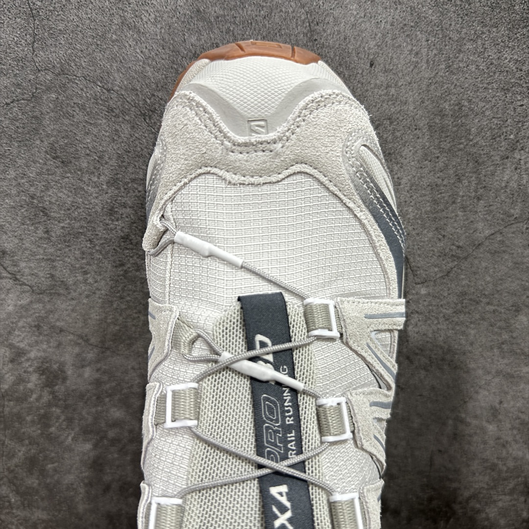 图片[5]-【PK升级版】全新版本 纯原大厂出品 萨洛蒙 Salomon XA PRO 3D Suede 户外轻便机能鞋 纯原外贸平台特供订单 耗时半年巨作 全套原纸板楦头开发 原厂特供网布配套加持 确保原汁原味 完美呈现版型 原档数据独家私模五层组合大底 原装Ortholite轻量化鞋垫 中底布带钢印编号 原厂TPU锁扣 进口港宝加持 后跟自然饱满 还原公司包裹性 鞋面以“锯齿”状的包裹系统呈现 在基色底之下加入了各种色点缀 将公司的最新技术和时尚前卫的造型融入耐用的长跑款式中 鞋面由 TPU 薄膜制成 并焊接在高耐磨网眼上 使其既时尚又坚固 由 ACS底盘支撑 可增强稳定性和支撑力 以及由橡胶凸耳 Contragrip外底覆盖的 EVA 缓冲中底 旨在应对崎岖的地形 鞋舌上的彩色Salomon 标签、Quicklace 系统以及鞋头、鞋舌和鞋跟上的附加品牌使细节更加完美 让穿着者可以轻松驾驭户外与通勤下的任何运动生活场景 无缝鞋身户外随意纵横 颜值与脚感兼备 出街通勤 绝对非常吸睛 你值得拥有 尺码：36 36.5 37 38 38.5 39 40 40.5 41 42 42.5 43 44 44.5 45-选品中心