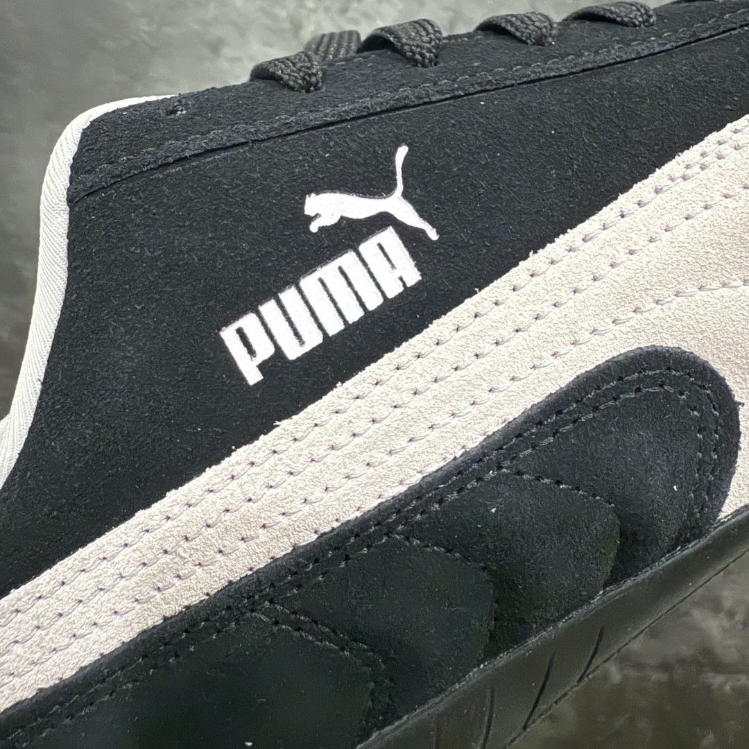图片[3]-【CS纯原版】Puma Speedcat OG Sparco 彪马罗马阿莫尔系列 复古运动休闲赛车跑鞋 黑粉 市场第一梯队品质 版型 细节 烫金走线 完全碾压市场任意版本 欢迎对比🆚 工厂耗时3个月开发 原装档案原数据纸版楦型 采用固色翻毛皮鞋面材质(正确二次成型\’猛帮\’成型工艺🆚区别市面版本!!) 外置原数据开发轻量耐磨橡胶大底💪🏻 全球知名运动品牌PUMA宝马赛车系列 融合了宝马车队的标志性配色 以趣味十足又前卫复古的设计引领潮流 将赛道精神融入街头时尚 开启前卫竞速之旅 主打前卫复古风 Roma鞋款的鞋侧以复古的流线造型 缀以宝马经典Logo 巧妙吸睛 而Speedcat鞋款以亮眼三色条纹元素缀以舒适鞋面 赋予了独特的个性美学 演绎赛车的无尽能量 货号：398846 09 尺码：35-45-选品中心
