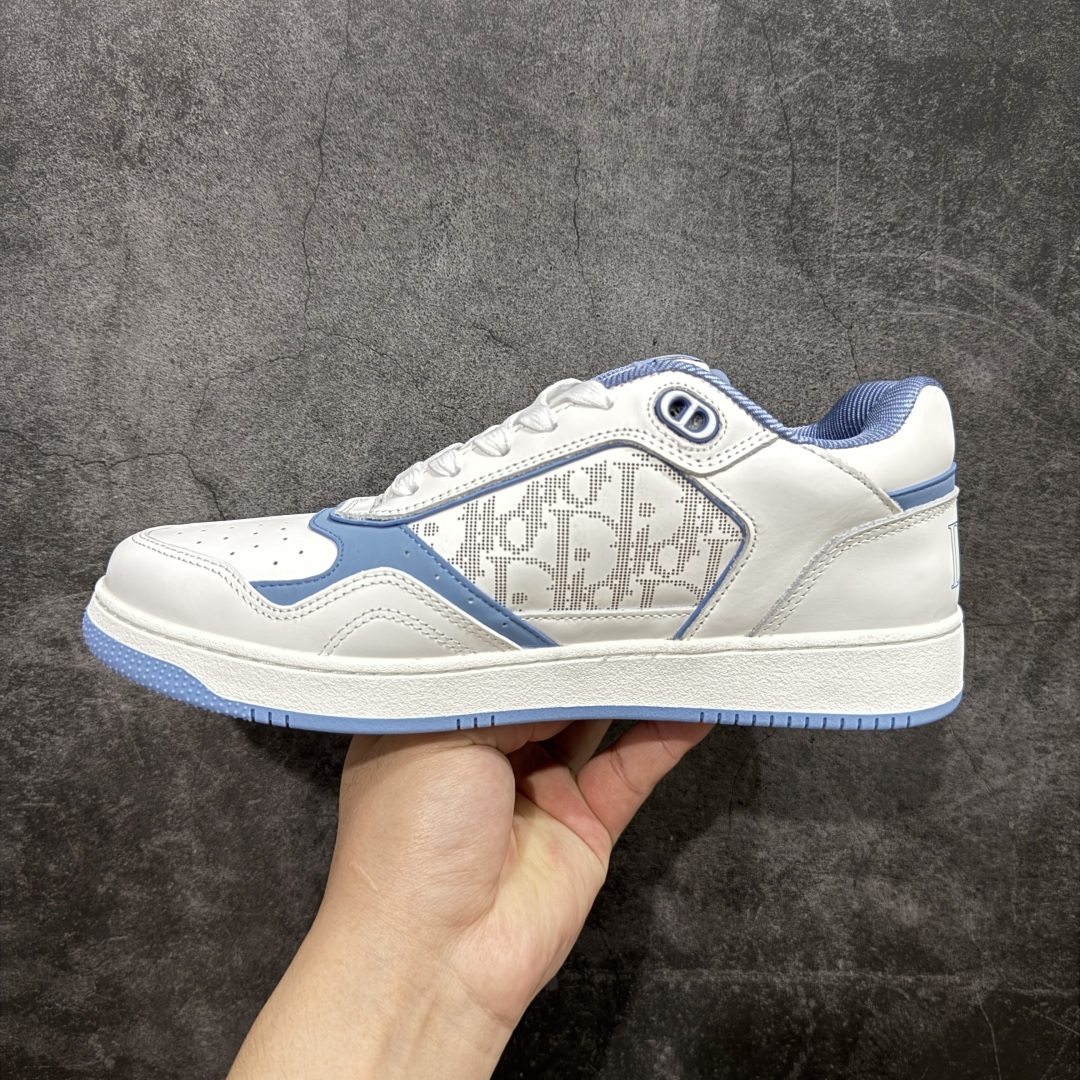 图片[2]-【广东纯原版本】Dior迪奥 B27系列 东莞高端代购版本 原版爆拆一比一完美复刻 做工细节到位 原版全真皮定制材料 超赞 最新元素组合 时尚休闲个性 百搭 ✅面料：原版定制小牛皮+ Oblique老花布 ✅内里：定制透气内里 ✅大底：原版开模TPU组合大底 ✅底厚：3CM ✅包装：全套原版礼盒包装 ✅尺码：35-45-选品中心