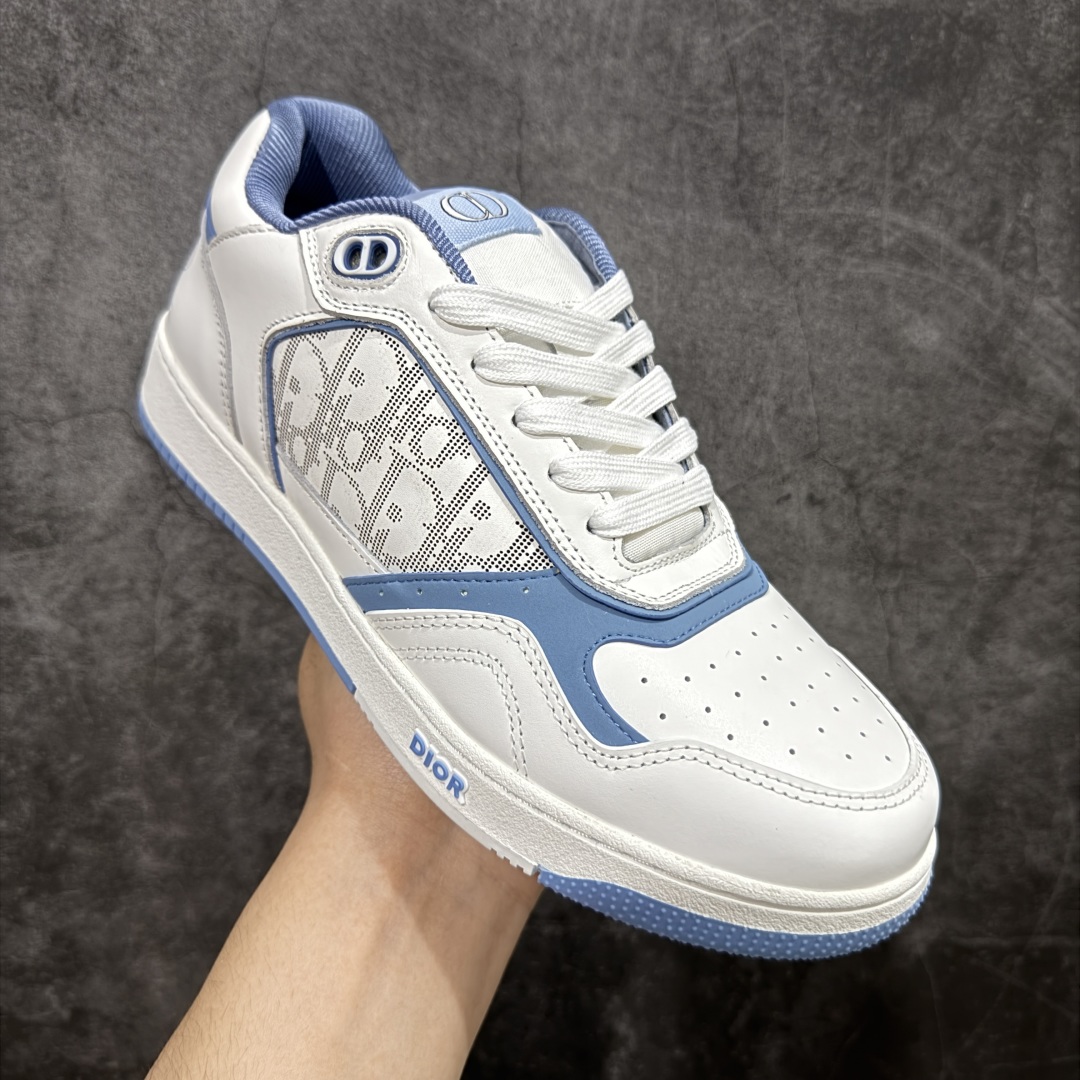 图片[3]-【广东纯原版本】Dior迪奥 B27系列 东莞高端代购版本 原版爆拆一比一完美复刻 做工细节到位 原版全真皮定制材料 超赞 最新元素组合 时尚休闲个性 百搭 ✅面料：原版定制小牛皮+ Oblique老花布 ✅内里：定制透气内里 ✅大底：原版开模TPU组合大底 ✅底厚：3CM ✅包装：全套原版礼盒包装 ✅尺码：35-45-选品中心