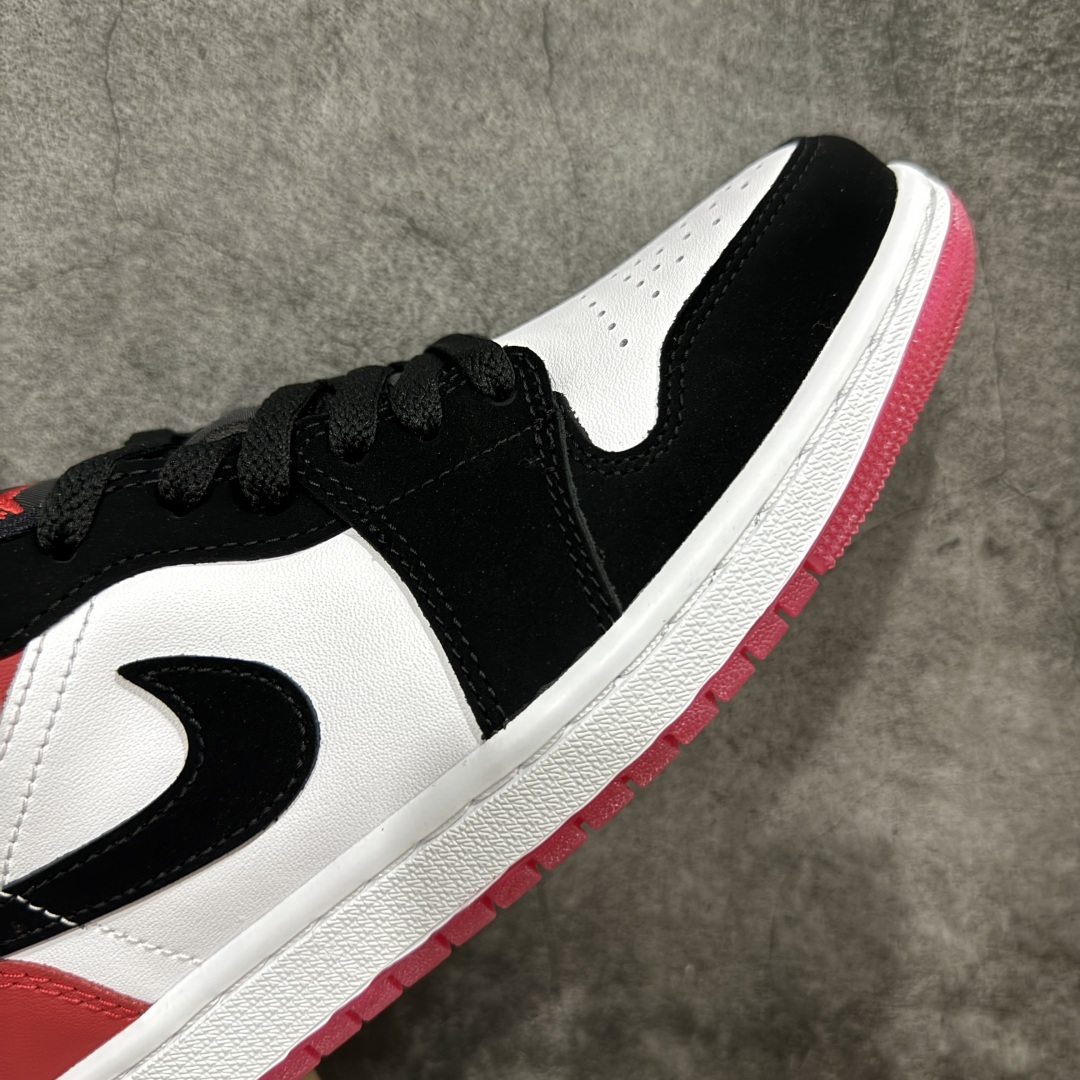 240 【DT纯原】Air Jordan AJ1 Low 低帮 新黑红脚趾 黑脚趾 IB8971-106