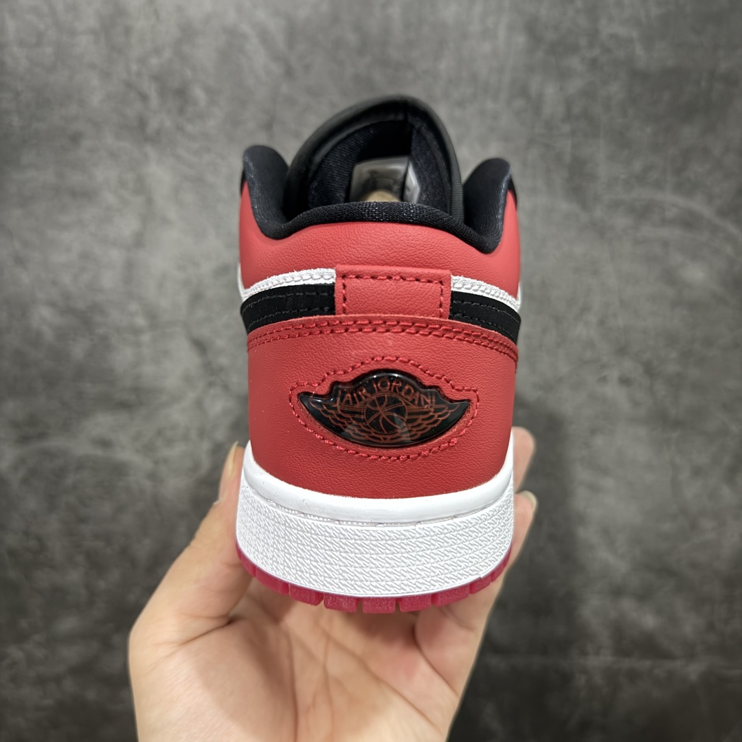 240 【DT纯原】Air Jordan AJ1 Low 低帮 新黑红脚趾 黑脚趾 IB8971-106