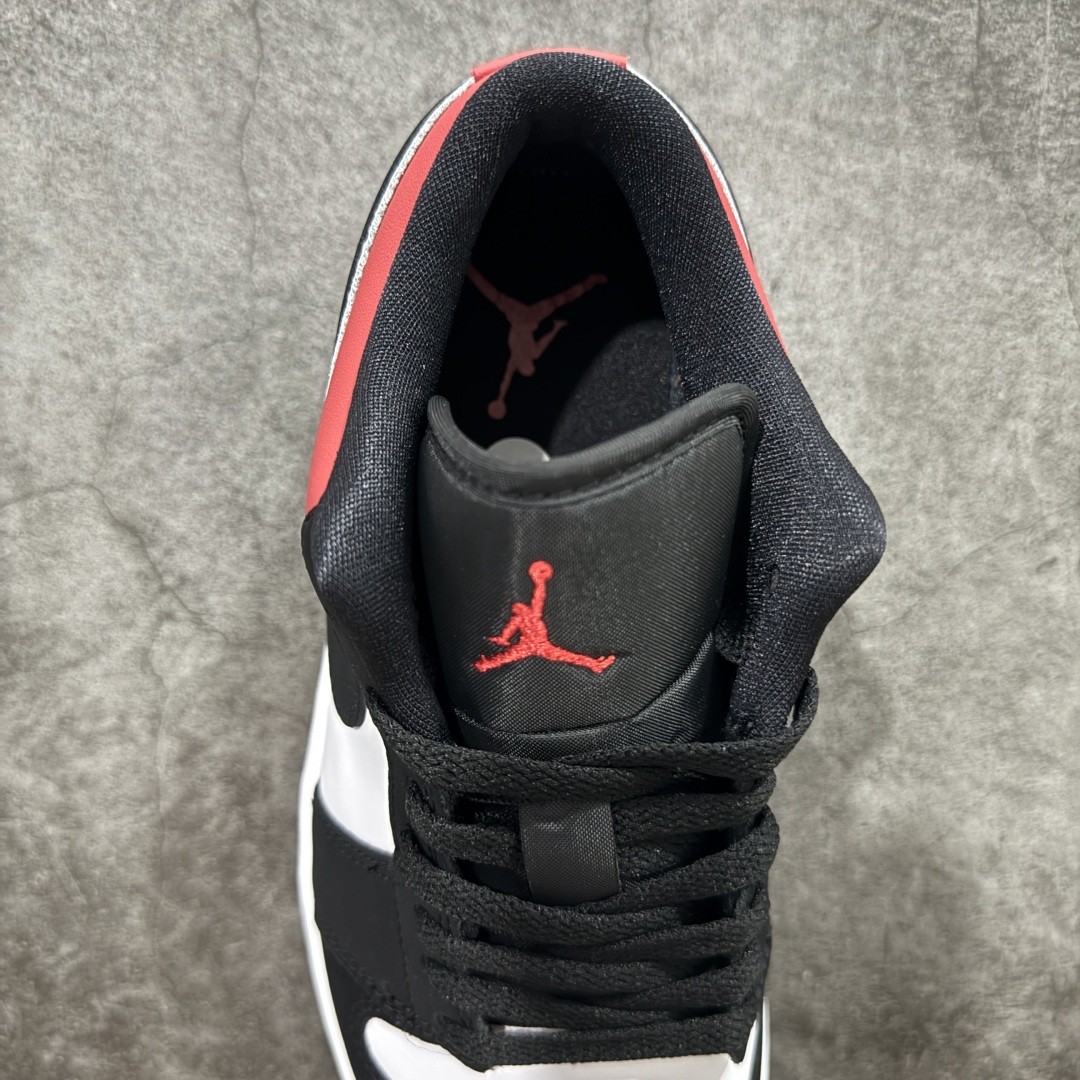 240 【DT纯原】Air Jordan AJ1 Low 低帮 新黑红脚趾 黑脚趾 IB8971-106