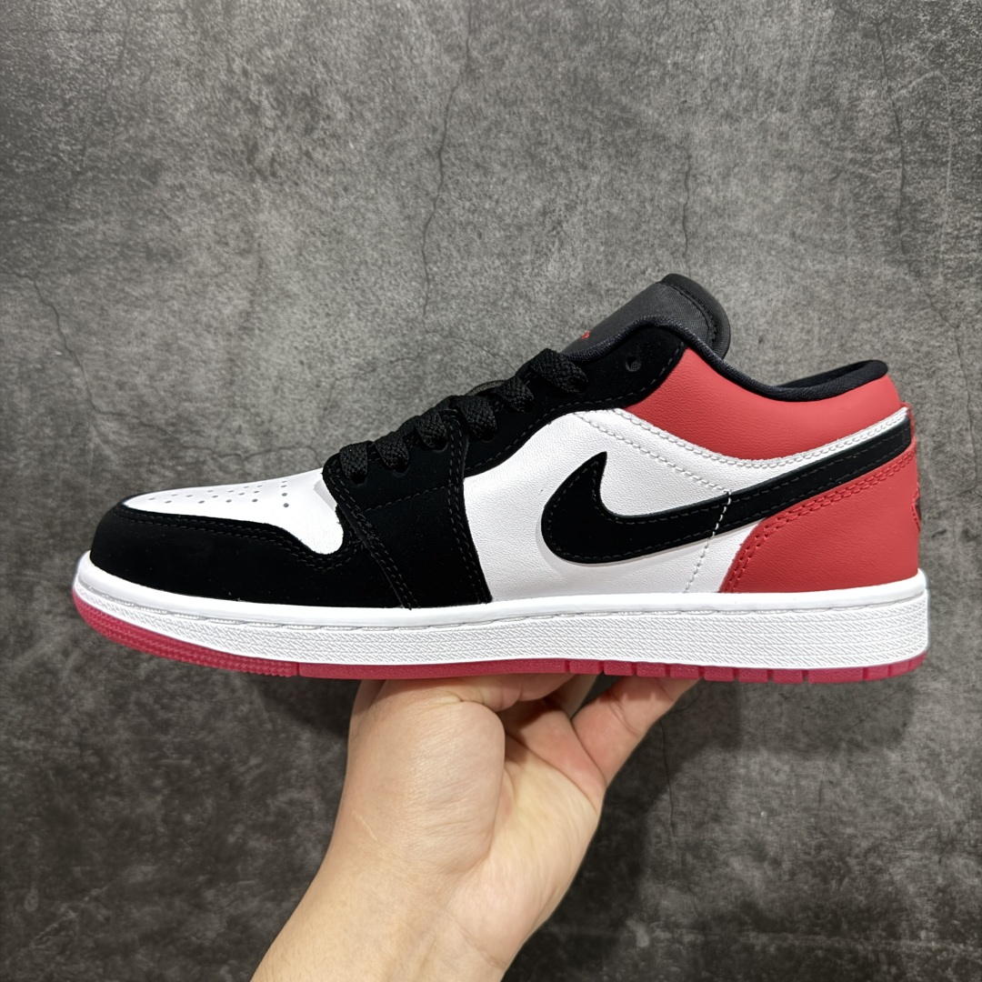 240 【DT纯原】Air Jordan AJ1 Low 低帮 新黑红脚趾 黑脚趾 IB8971-106