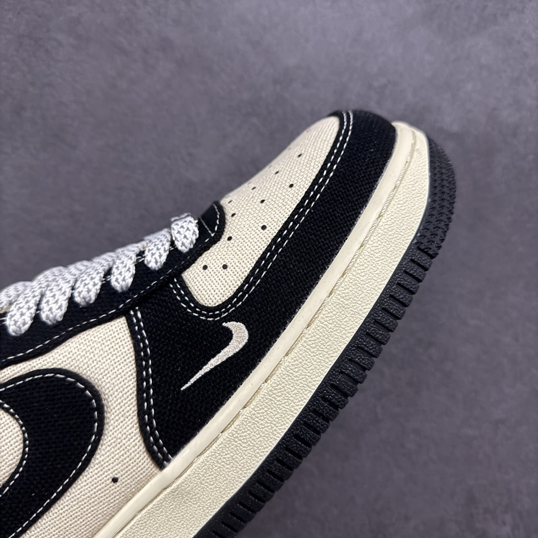 260 【定制版】海外限量发售！NIke Air Force 1 '07 Low “斯图西联名——米黑棉麻”空军一号 低帮 运动鞋 XX3168-156
