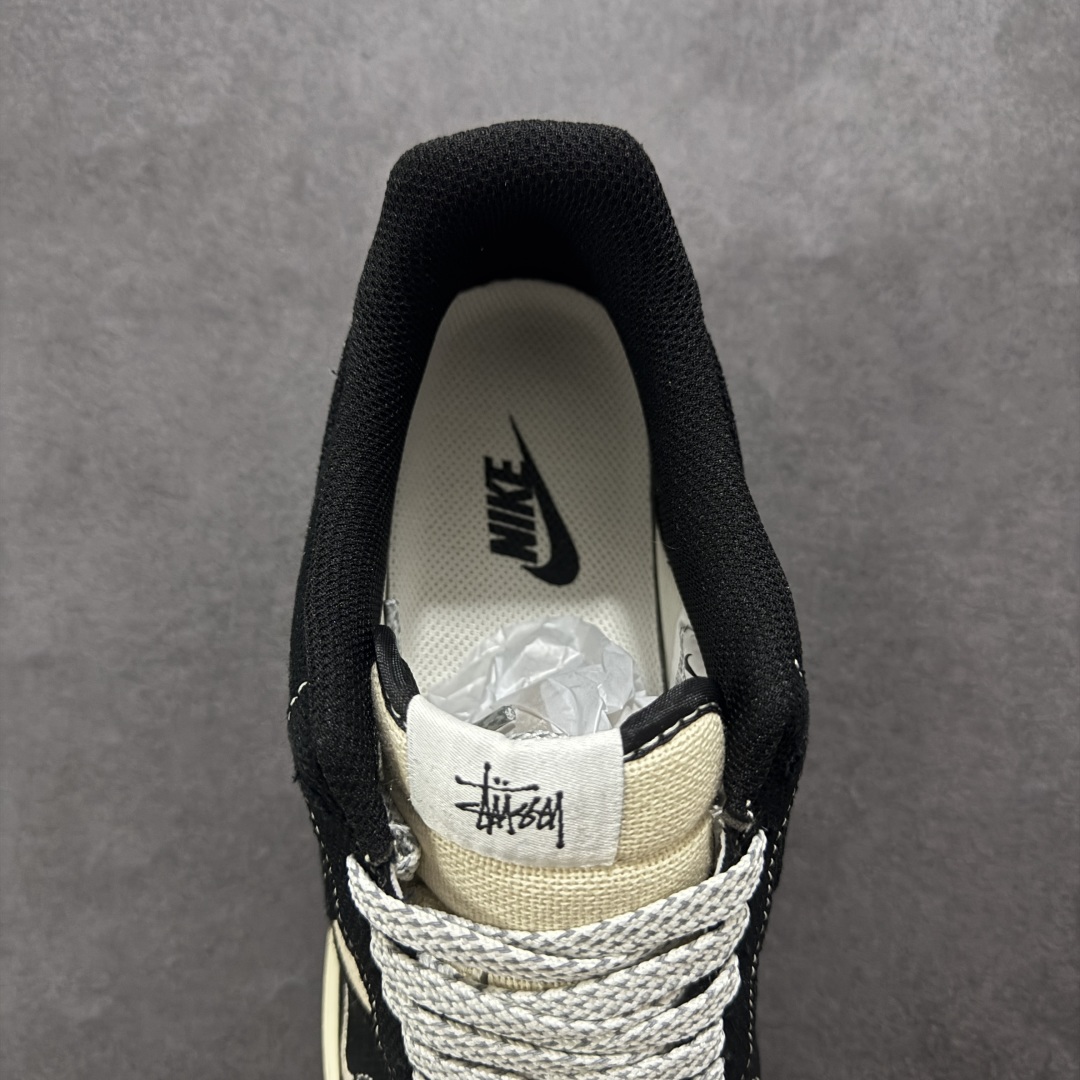 260 【定制版】海外限量发售！NIke Air Force 1 '07 Low “斯图西联名——米黑棉麻”空军一号 低帮 运动鞋 XX3168-156