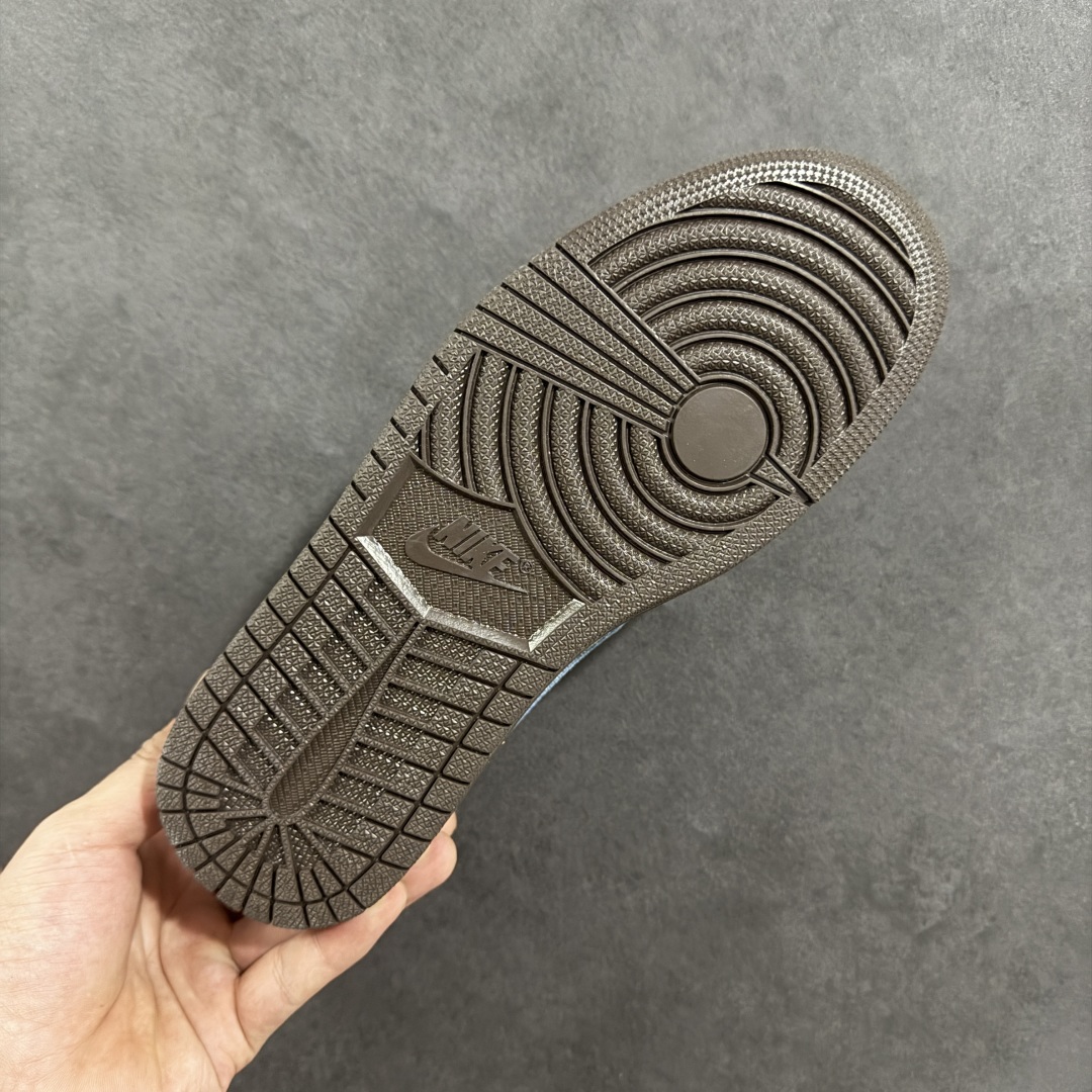 280 【定制版】Travis Scott x Fragment Design x Air Jordan 1 Low SP AJ1 LV联名 蓝灰棕 低帮文化休闲板鞋 CH6336-022