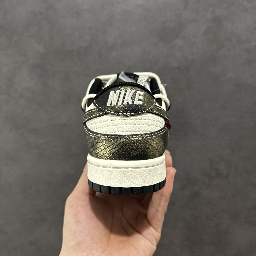 300 【定制版】Nike SB Dunk Low 蛇年系列 绑带渐变黑勾 周年高端定制 低帮休闲板鞋 YX5066-310
