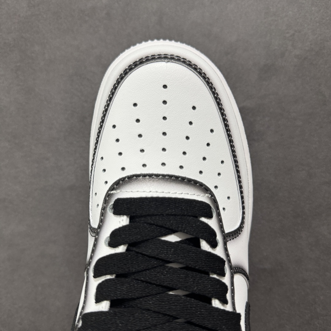 260 【定制版】官方爆款定制 Nike Air Force 1 Low’07 黑色边界 空军一号低帮休闲板鞋 ZH0316-075