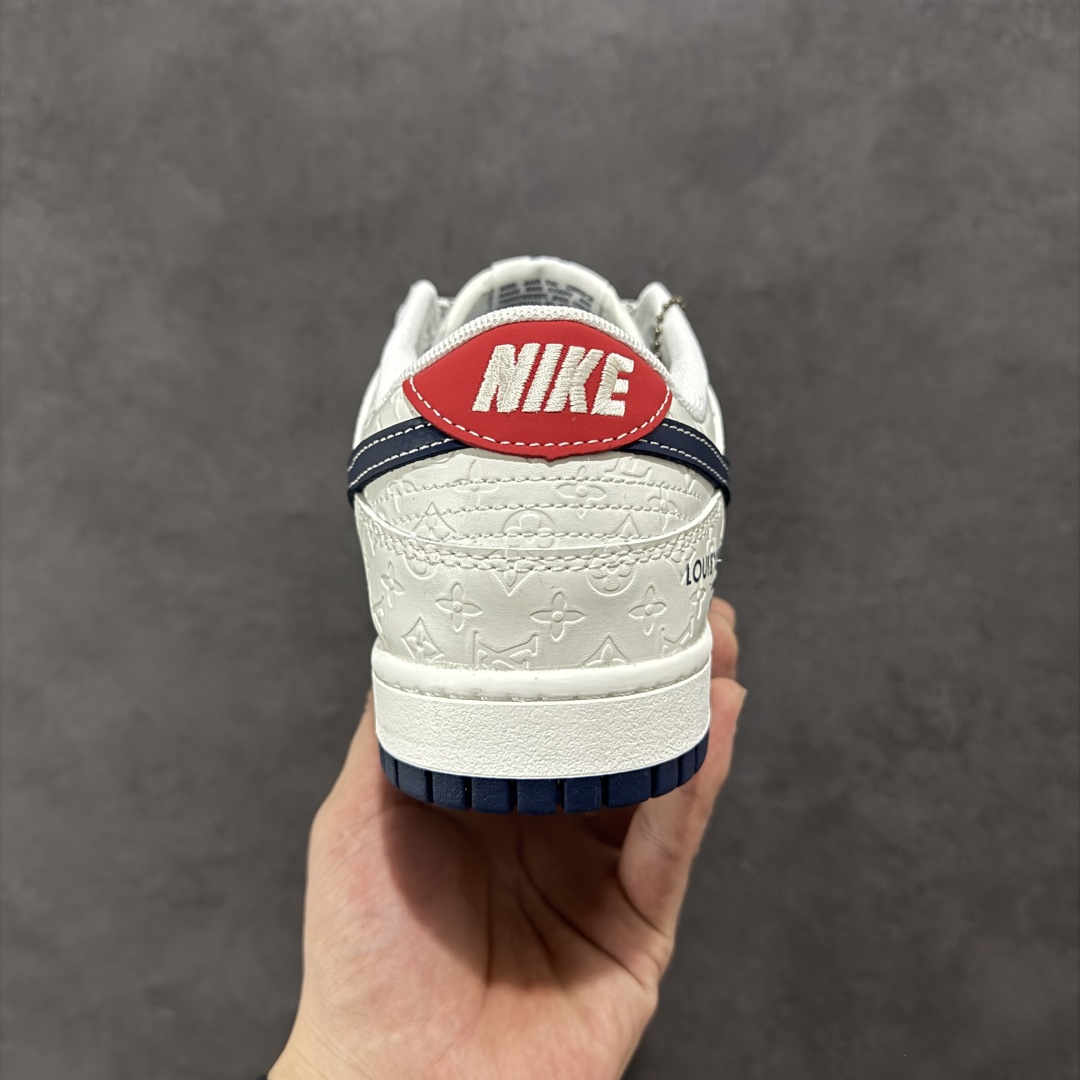 280 【定制版】Nike SB Dunk Low LV联名 蓝勾暗印花 周年高端定制 低帮休闲板鞋 XX3168-146