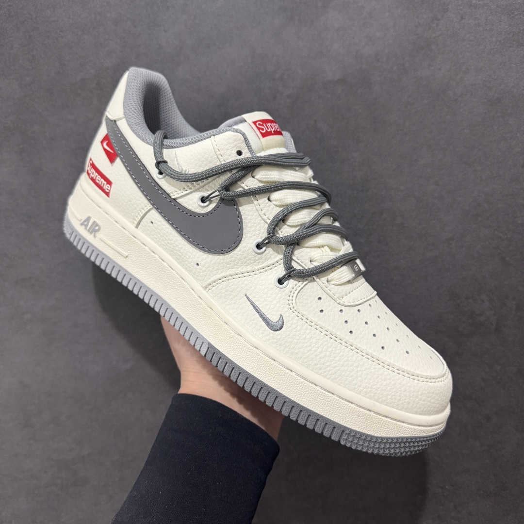 260 NIke Air Force 1 '07 Low “Supreme联名——双色灰抽绳”空军一号 低帮 运动鞋 休闲鞋 DM6868-071