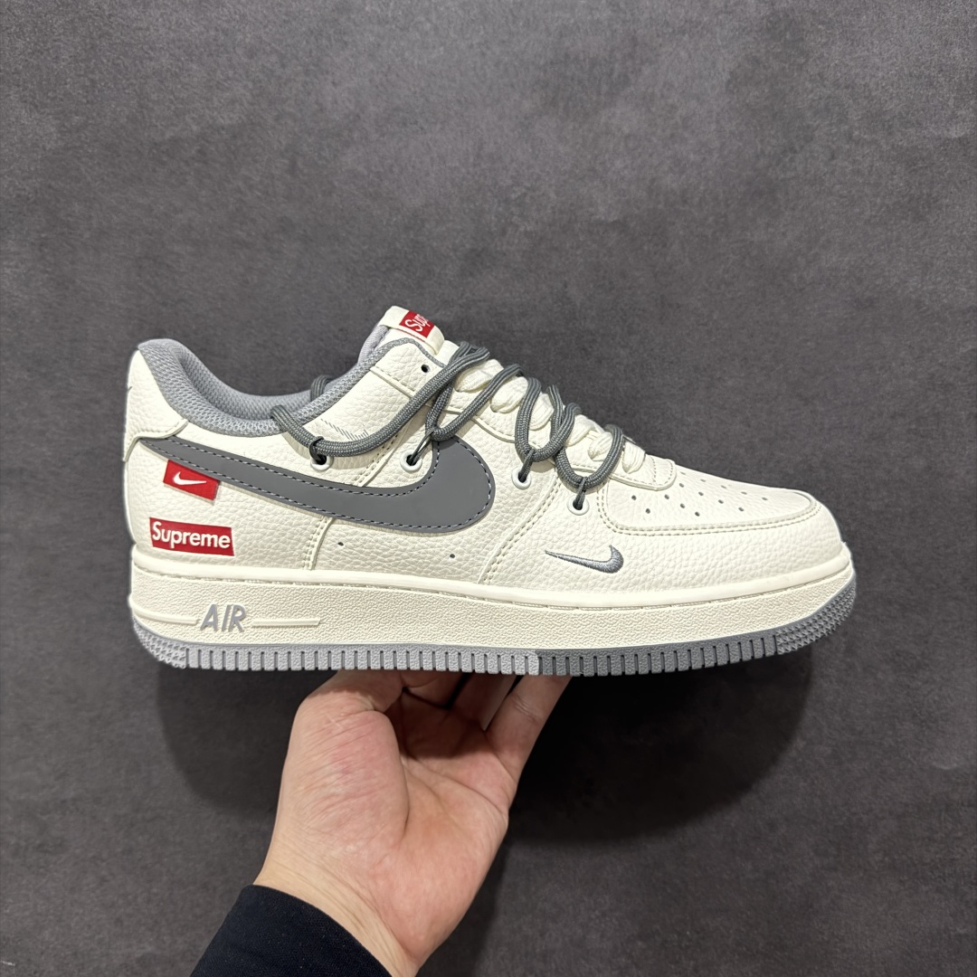 260 NIke Air Force 1 '07 Low “Supreme联名——双色灰抽绳”空军一号 低帮 运动鞋 休闲鞋 DM6868-071