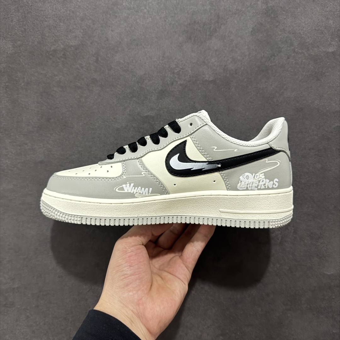 260 【定制版】Nike Air Force 1'07 Low ”Quit Smoking” 戒烟骷髅 空军一号定制低帮板鞋 DO7471-991