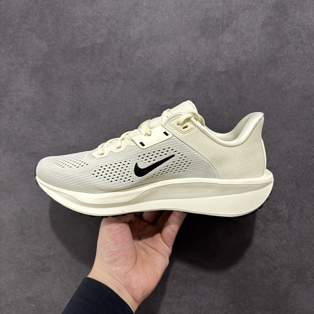 图片[2]-【公司级】耐克Nike Zoom Quest 6 探索者6代系列低帮轻质透气休闲运动跑步鞋FD6034-102 男女鞋真标半码制 升级原楦原数据开发纸版 采用同源织法工程网布鞋面材质 中底搭载ComfiRide泡棉组合防滑耐磨橡胶大底❗️ 耐克（NIKE）Quest 6跑步鞋是一款专为运动爱好者打造的高性能跑鞋。采用先进的缓震技术，能够有效缓解跑步时对关节的压力，保护双脚健康。轻盈舒适的鞋面设计，使脚部可以自由活动，提升运动效果。此款跑步鞋还有防滑底纹，让你在各种路面上都可以安全无忧地进行运动。这款耐克（NIKE）Quest 6跑步鞋是一款专为运动爱好者打造的高性能跑鞋。采用先进的缓震技术，能够有效缓解跑步时对关节的压力，保护双脚健康。轻盈舒适的鞋面设计，使脚部可以自由活动，提升运动效果。此款跑步鞋还有防滑底纹，让你在各种路面上都可以安全无忧地进行运动。 尺码：39 40 40.5 41 42 42.5 43 44 44.5 45-选品中心