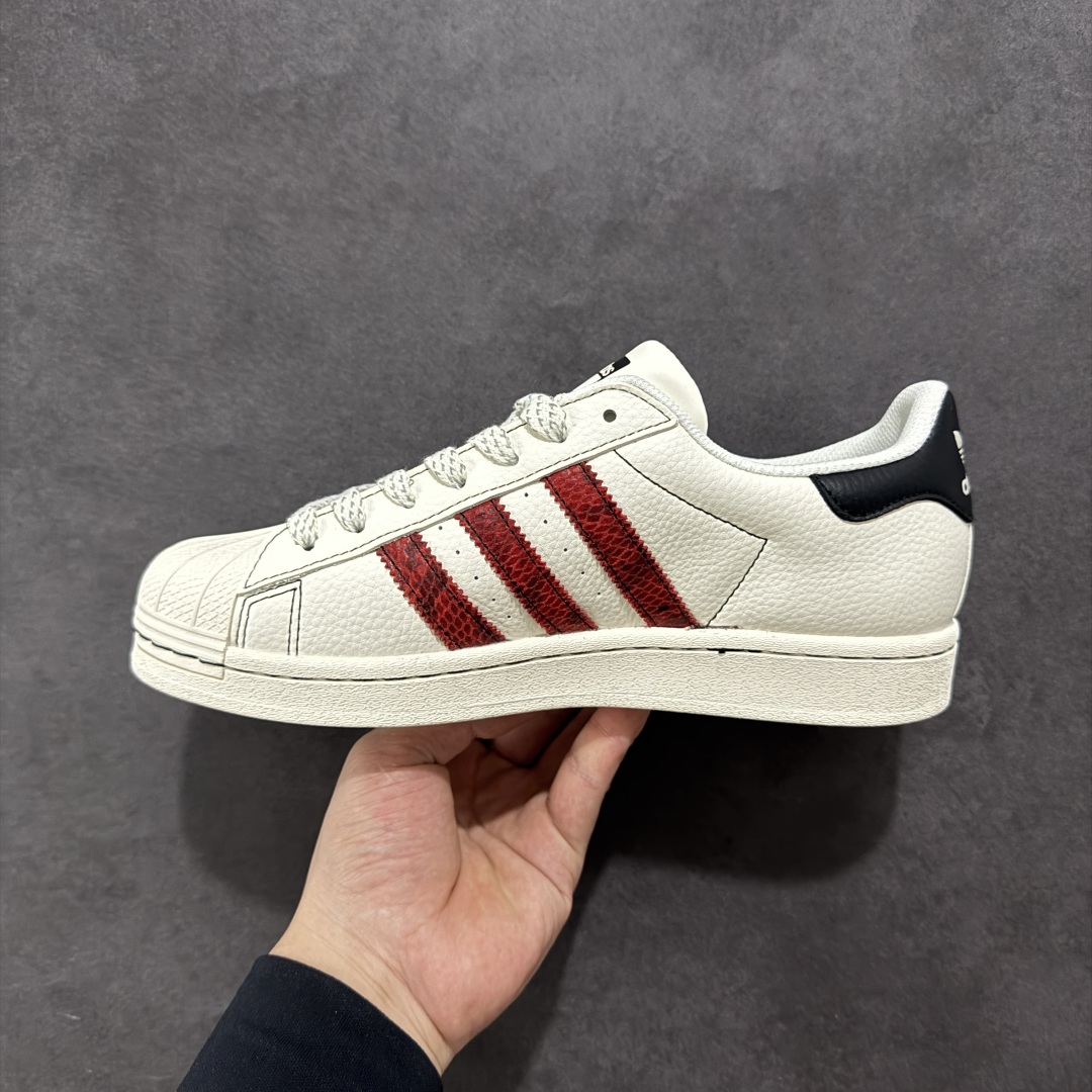 240 【定制版】AD Originals Superstar x Supreme 白黑红 BZ2527