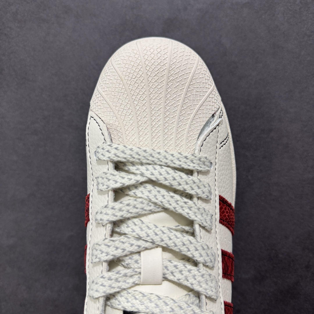 240 【定制版】AD Originals Superstar x Supreme 白黑红 BZ2527