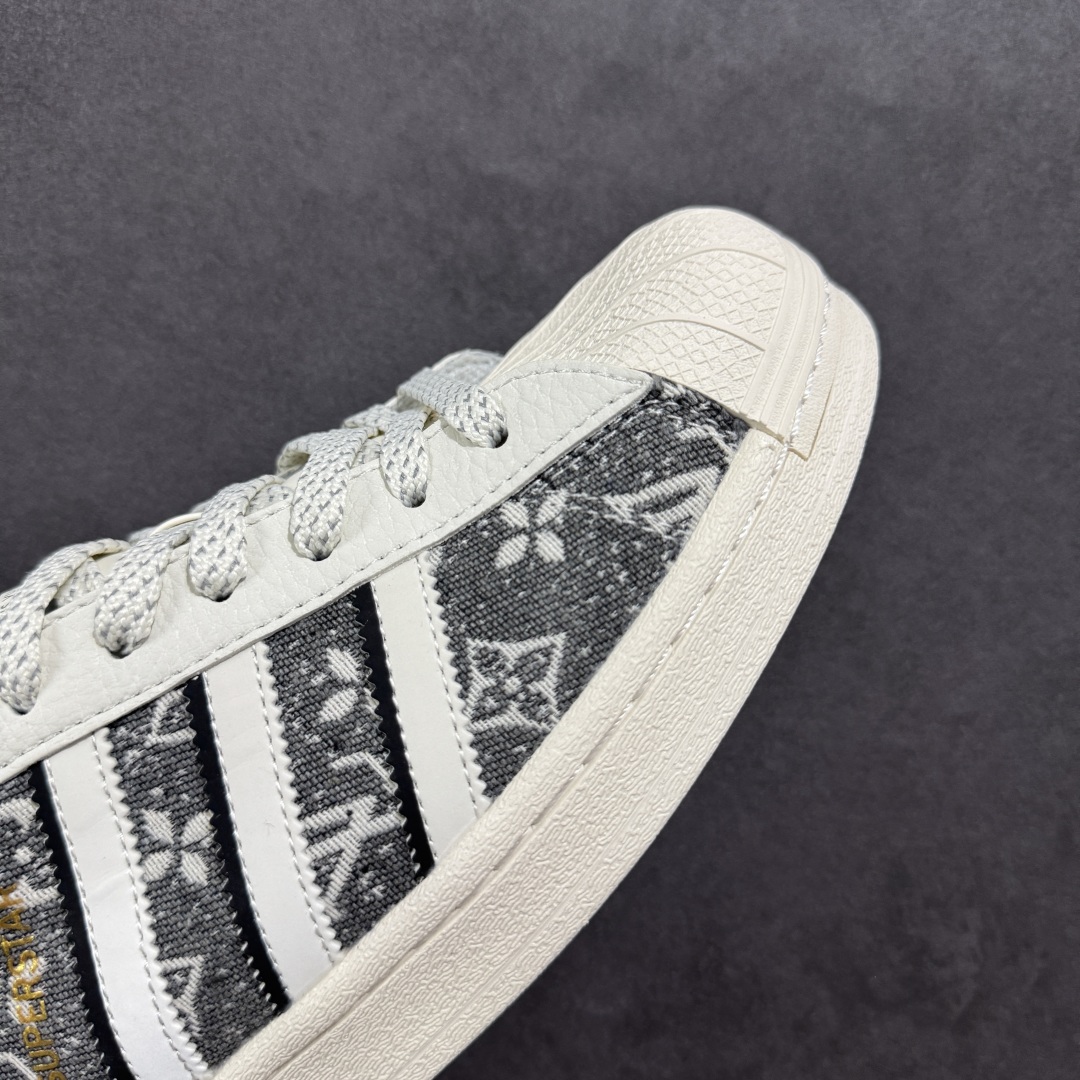 240 【定制版】AD Originals Superstar x Louis Vuitton 白灰 JY8911