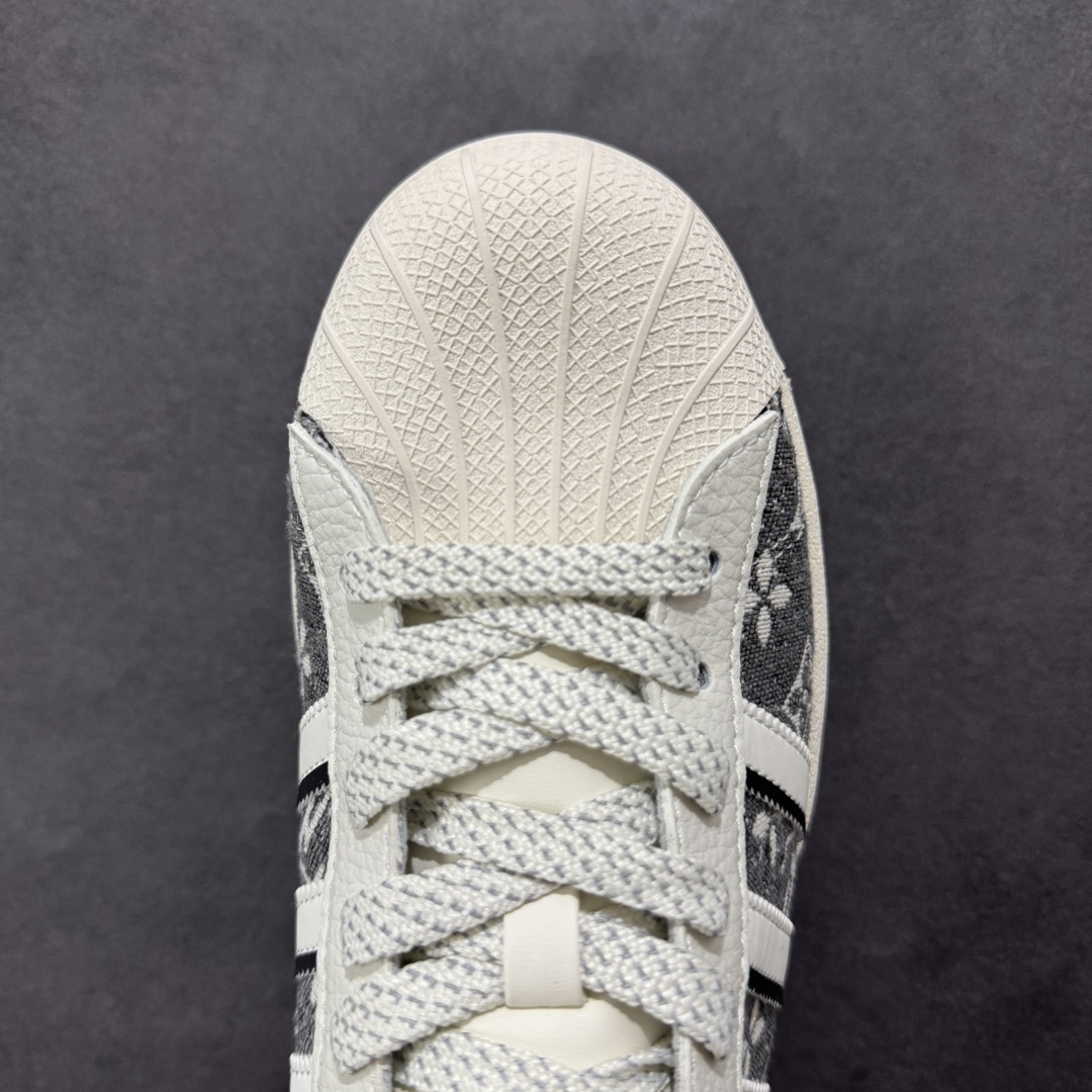 240 【定制版】AD Originals Superstar x Louis Vuitton 白灰 JY8911