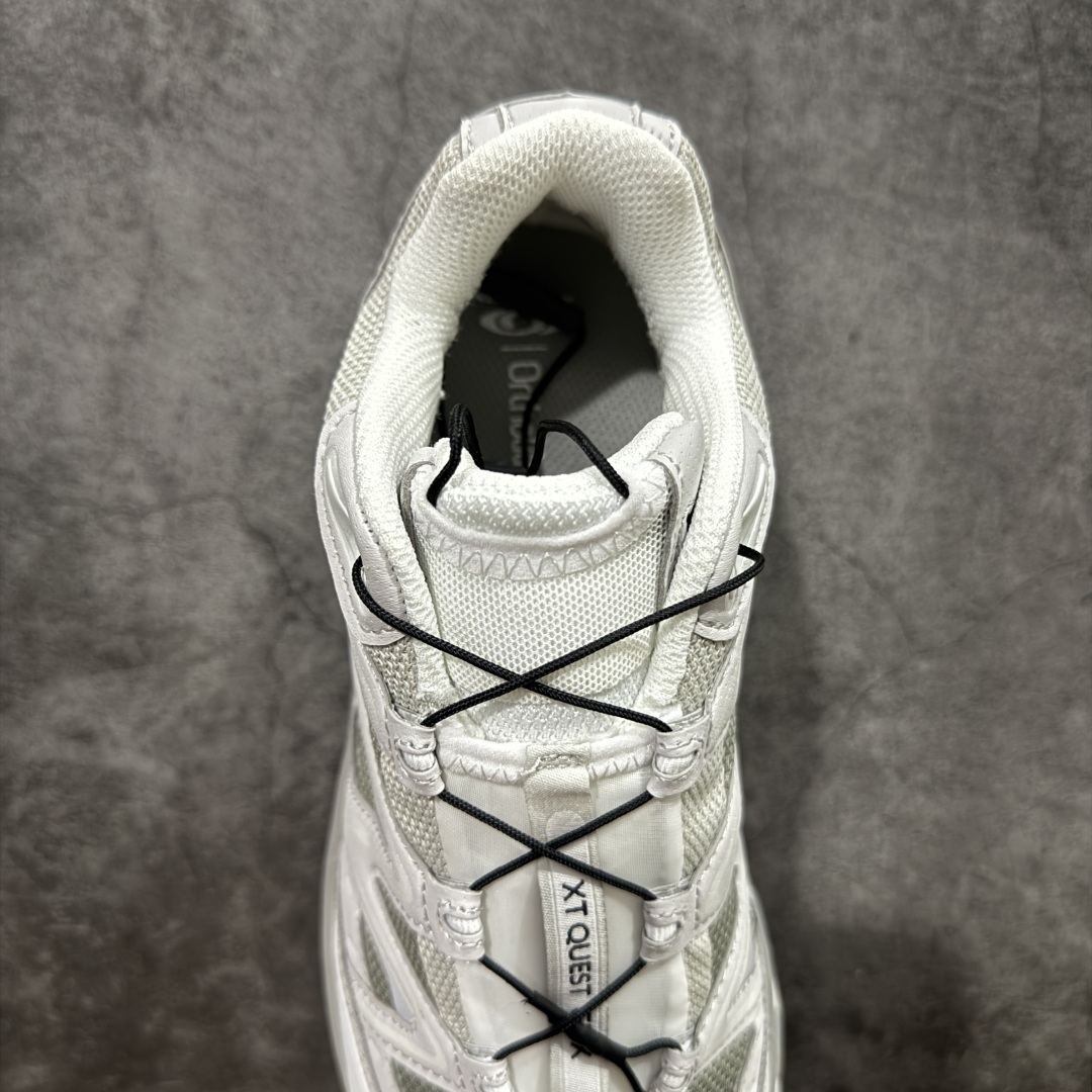 图片[8]-【PK升级版】Salomon XT-QUEST ADV 萨洛蒙 时尚 舒适减震防滑耐磨 低帮跑步鞋 男女同款 474296 纯原外贸平台特供订单 耗时半年巨作 全套原纸板楦头开发 原厂特供网布配套加持 确保原汁原味 完美呈现版型 原档数据独家私模五层组合大底 男女鞋同步官方 原装Ortholite轻量化鞋垫 中底布带钢印编号 原厂TPU锁扣 进口港宝加持 后跟自然饱满 还原公司包裹性 基于 SALOMON 初代 XT 鞋身造型并搭载 4D ADVANCED CHASSIS™ 大底打造而成 为这款 XT-QUEST 带来了多项足部控制与保护等功能性 如在运动过程中控制左右晃动的过程而提高稳定性、改善长途越野过程中足中到足尖的过渡、提高感知岩石的精确度以抵抗尖锐物体对脚底的伤害以及采用动态缓冲来增强穿着舒适感 从而减轻疲劳感 使 XT-QUEST 成为一双舒适且安全的户外之履 尺码：36 36.5 37.5 38 38.5 39 40 40.5 41 42 42.5 43 44 44.5 45-选品中心