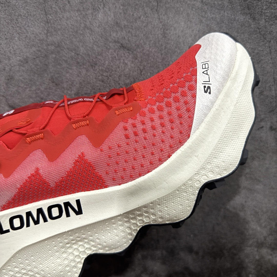 图片[6]-【绿x版】SALOMON萨洛蒙 S/LAB ULTRA Glide 柔软舒适防滑耐磨 低帮跑步鞋 SALOMON诞生于1947年的法国阿尔卑斯山区，全球知名的户外运动品牌。一直致力于推动滑雪、越野跑等山地运动的发展及产品的进步。其产品设计致力于追求创新和发掘产品的性能极限，帮助喜欢自由的人在山地间不断挑战自我 尺码：36 36.5 37.5 38 38.5 39 40 40.5 41 42 42.5 43 44 44.5 45 46.5-选品中心