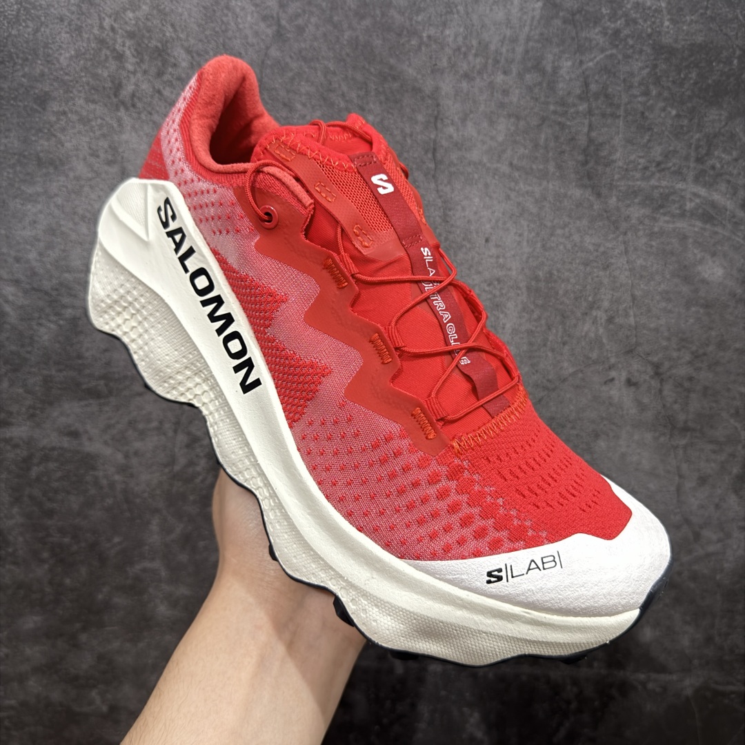 图片[3]-【绿x版】SALOMON萨洛蒙 S/LAB ULTRA Glide 柔软舒适防滑耐磨 低帮跑步鞋 SALOMON诞生于1947年的法国阿尔卑斯山区，全球知名的户外运动品牌。一直致力于推动滑雪、越野跑等山地运动的发展及产品的进步。其产品设计致力于追求创新和发掘产品的性能极限，帮助喜欢自由的人在山地间不断挑战自我 尺码：36 36.5 37.5 38 38.5 39 40 40.5 41 42 42.5 43 44 44.5 45 46.5-选品中心