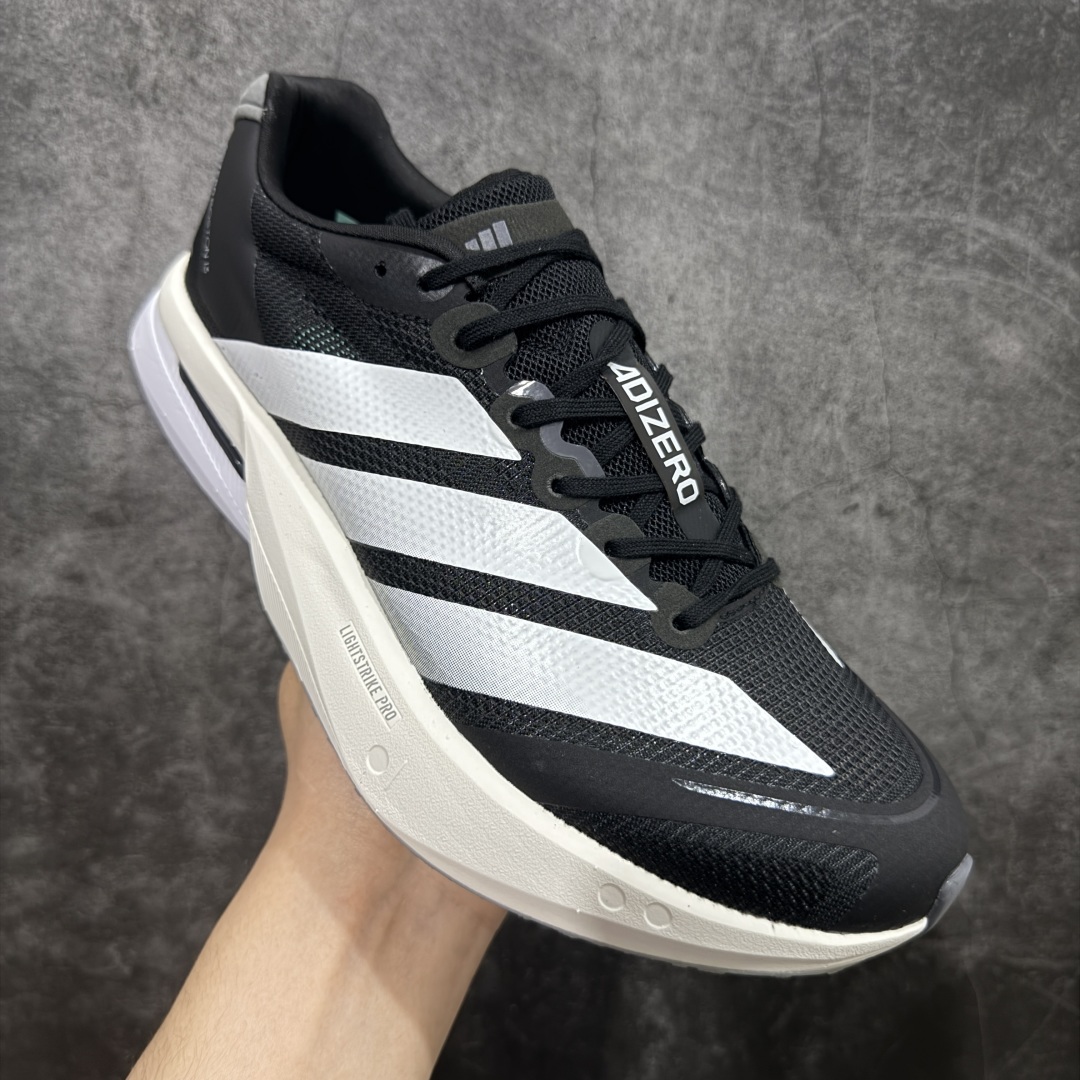 【纯原版】Ad Adizero Boston 13 阿迪马拉松系列超轻防滑训练跑步运动鞋 JS4938