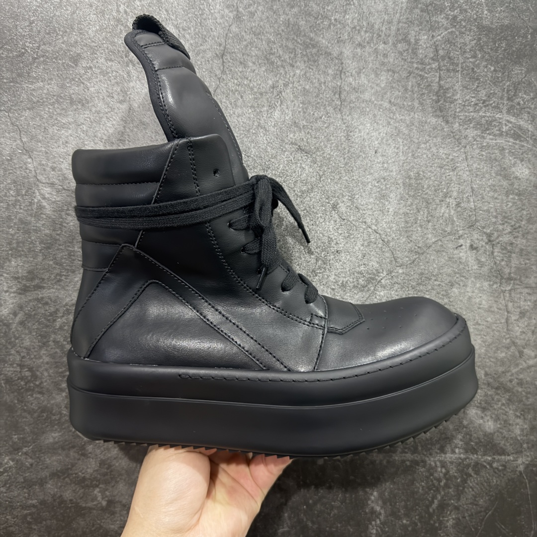 540 【莞产G版】RO / Rick Owens 瑞克·欧文斯 倒三角/经典底/细鞋带款全乳白色
