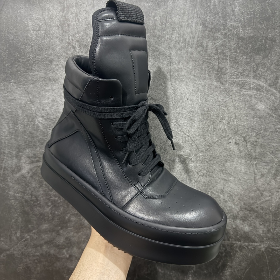 540 【莞产G版】RO / Rick Owens 瑞克·欧文斯 倒三角/经典底/细鞋带款全乳白色