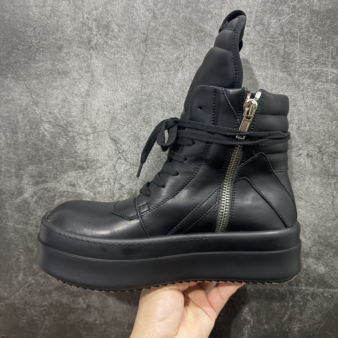 540 【莞产G版】RO / Rick Owens 瑞克·欧文斯 倒三角/经典底/细鞋带款全乳白色