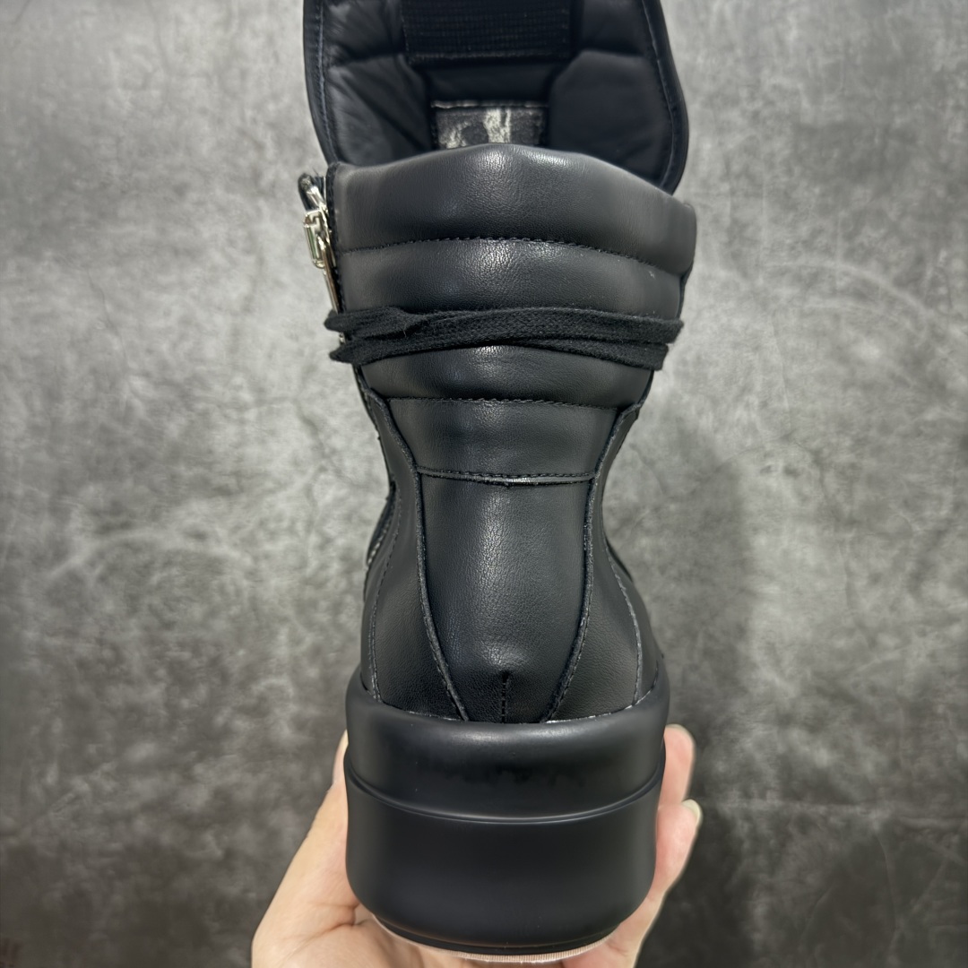 540 【莞产G版】RO / Rick Owens 瑞克·欧文斯 倒三角/经典底/细鞋带款全乳白色