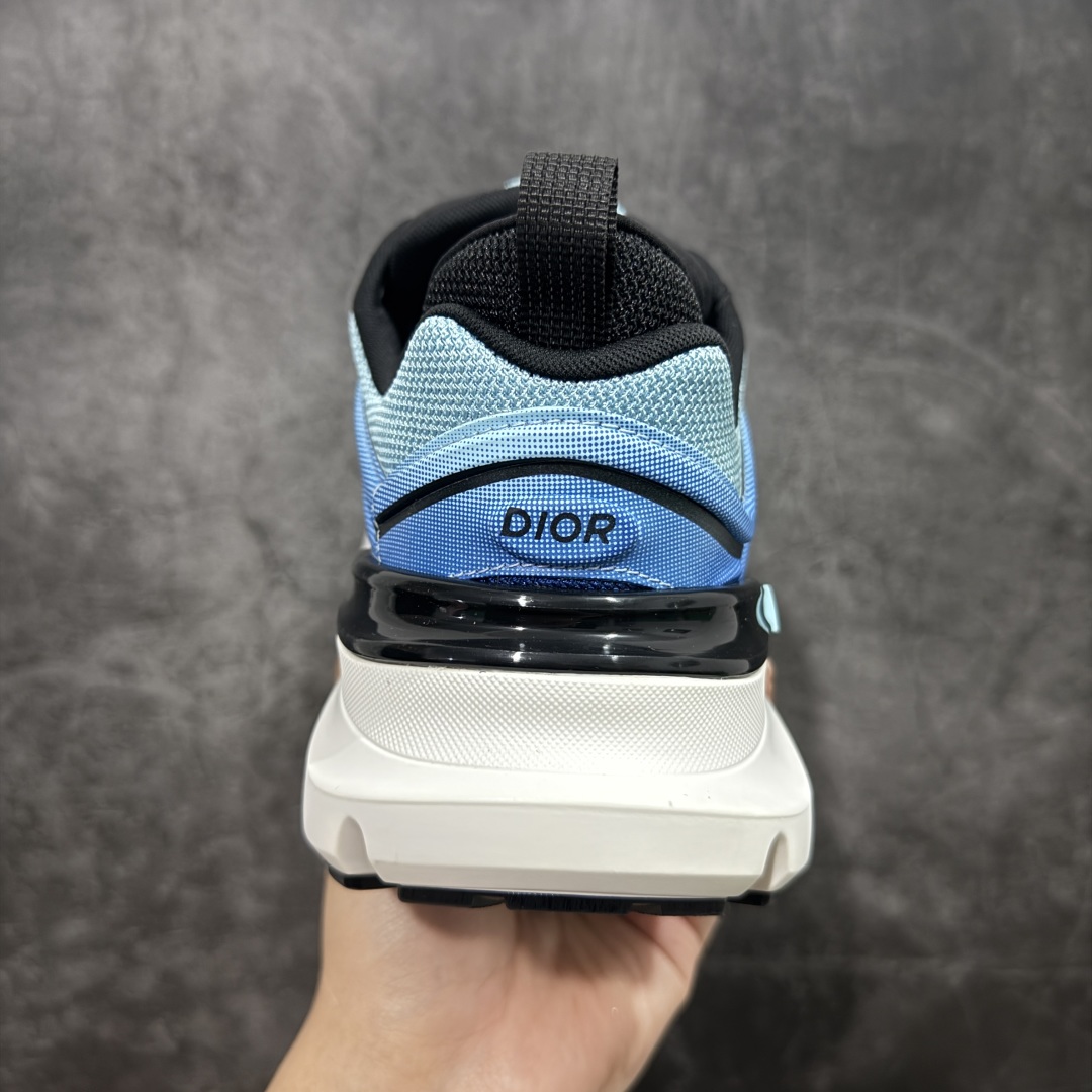 500 【海淘代购版本】DIOR迪奥 B44 织物 圆头系带 低帮 生活休闲鞋 男款 蓝色 限量编号版 复古休闲老爹鞋