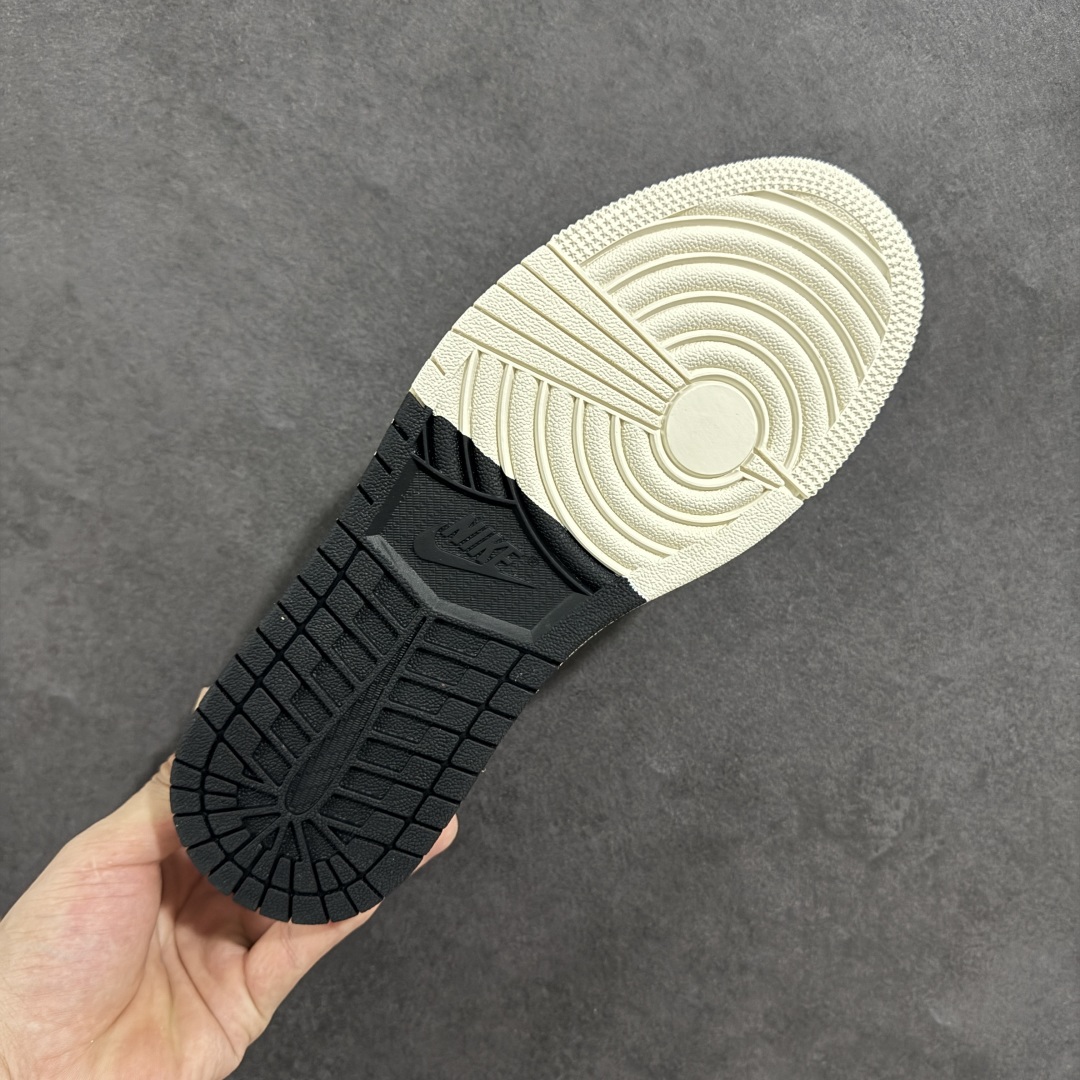 280 【定制版】Travis Scott x Fragment Design x Air Jordan 1 Low SP AJ1 斯图西联名 双拼迷彩勾 低帮文化休闲板鞋 XS7089-548