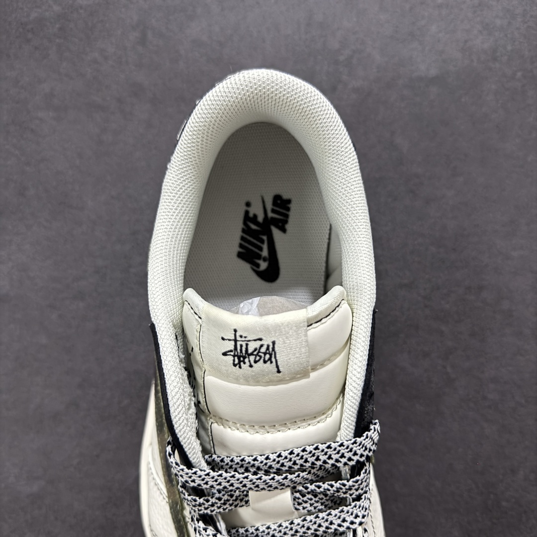 280 【定制版】Travis Scott x Fragment Design x Air Jordan 1 Low SP AJ1 斯图西联名 双拼迷彩勾 低帮文化休闲板鞋 XS7089-548