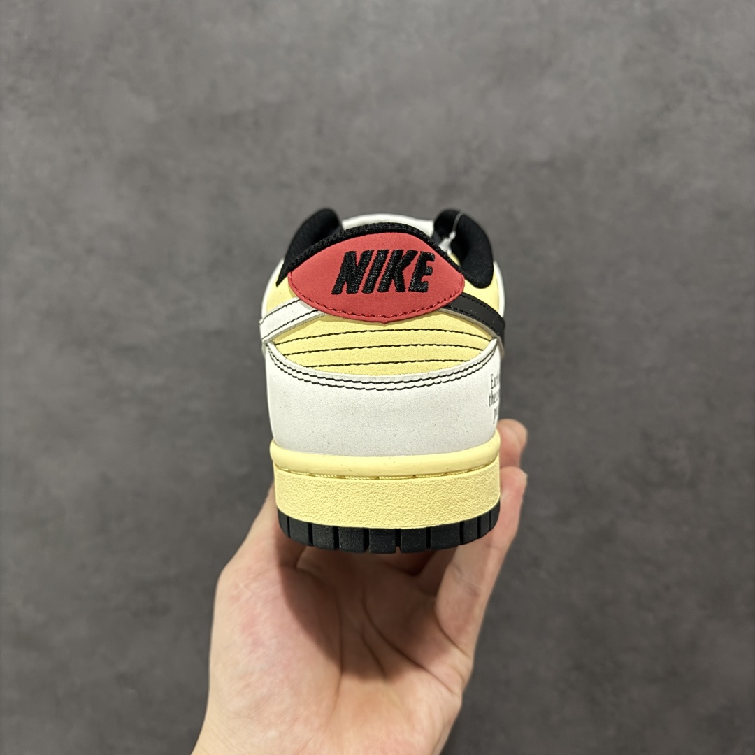 280 【定制版】Nike SB Dunk Low 斯图西联名 黑红 周年高端定制 低帮休闲板鞋 ST6636-002