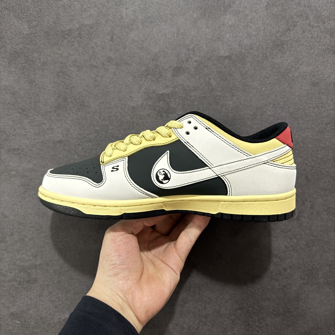 280 【定制版】Nike SB Dunk Low 斯图西联名 黑红 周年高端定制 低帮休闲板鞋 ST6636-002